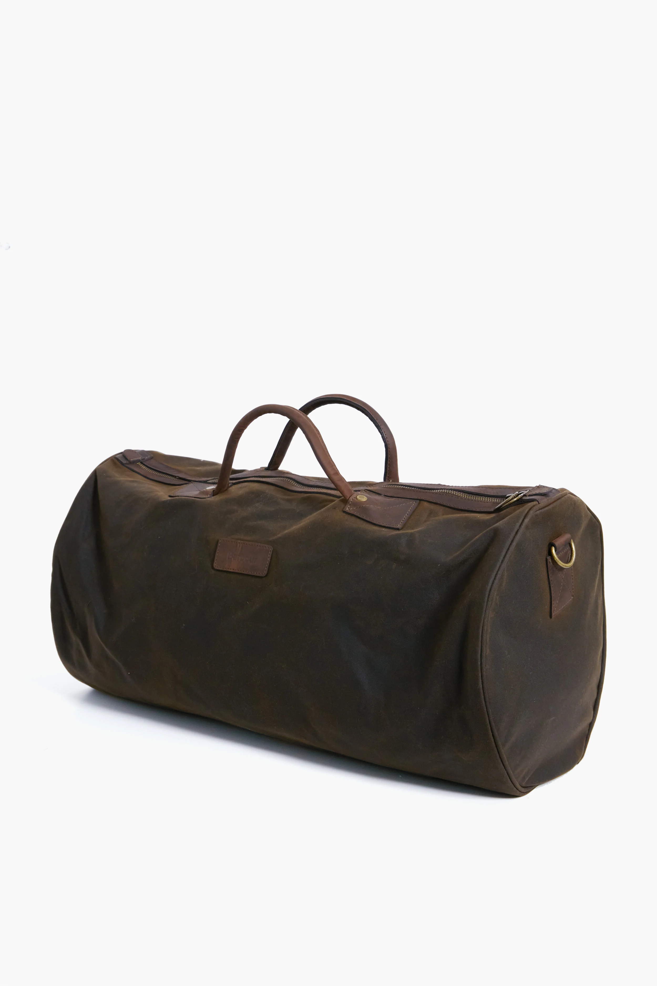 Olive Wax Holdall - Image 3
