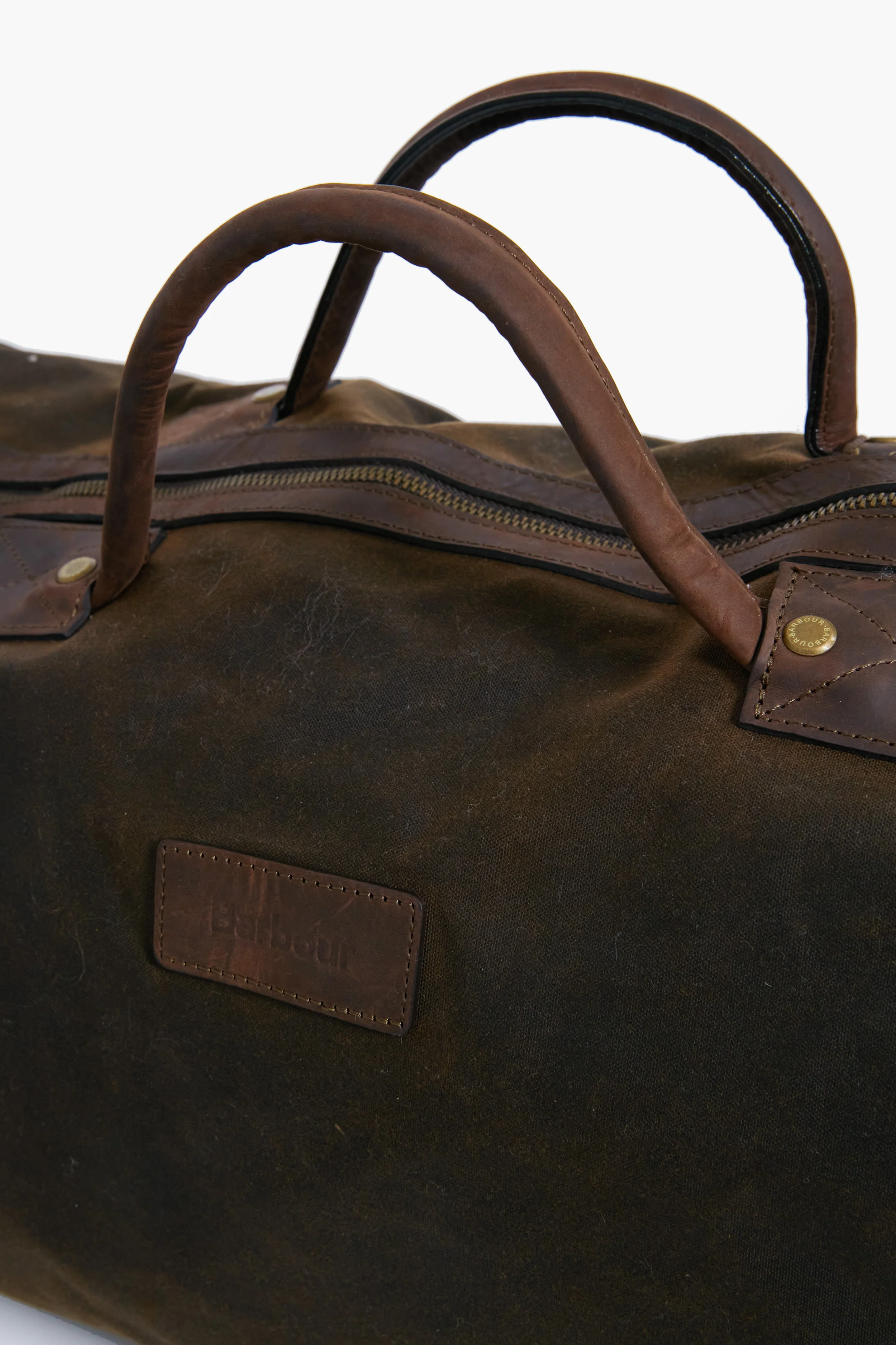 Olive Wax Holdall - Image 4
