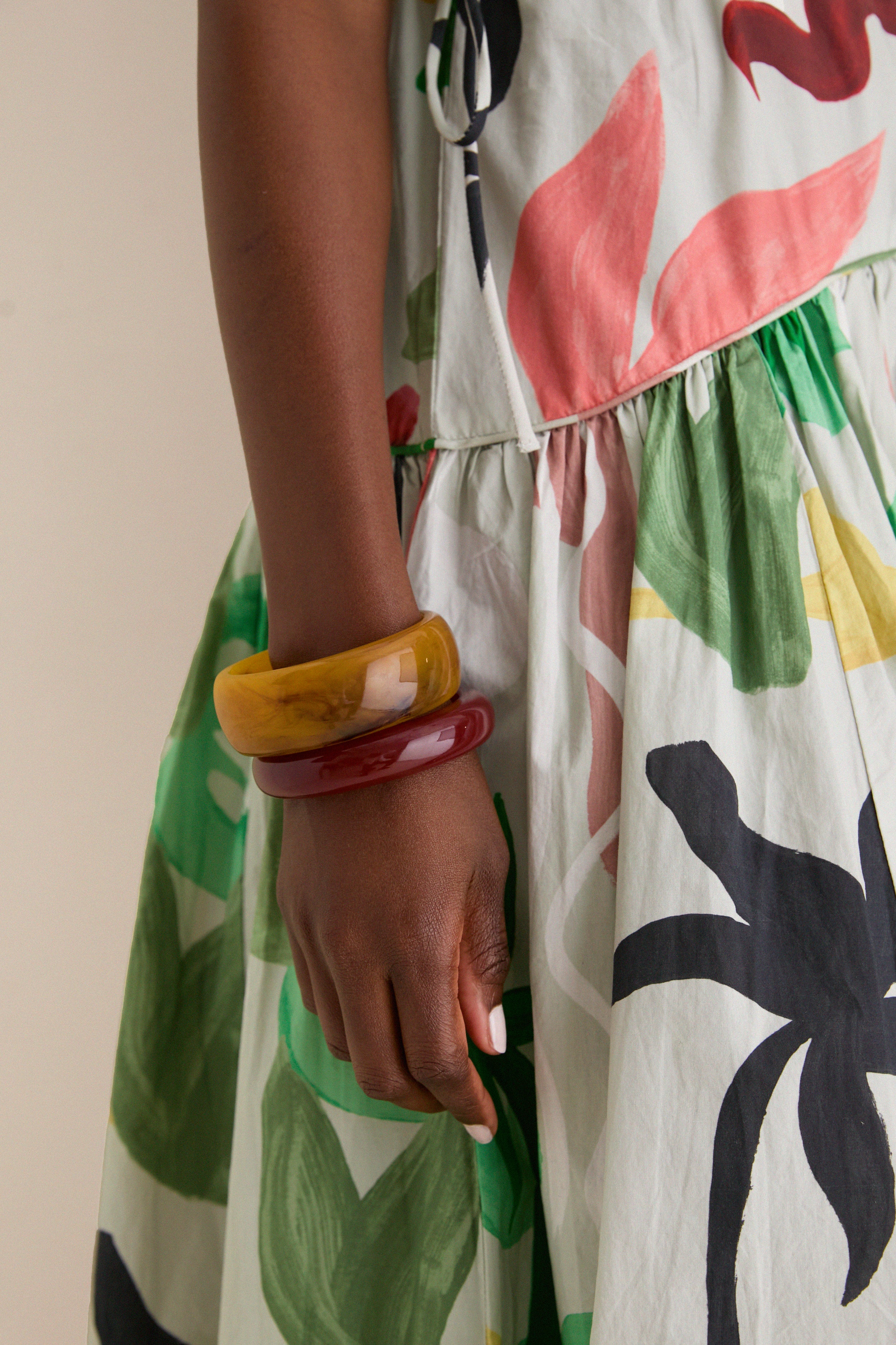 Oxblood and Tortoise Rita Bangle Set - Image 2