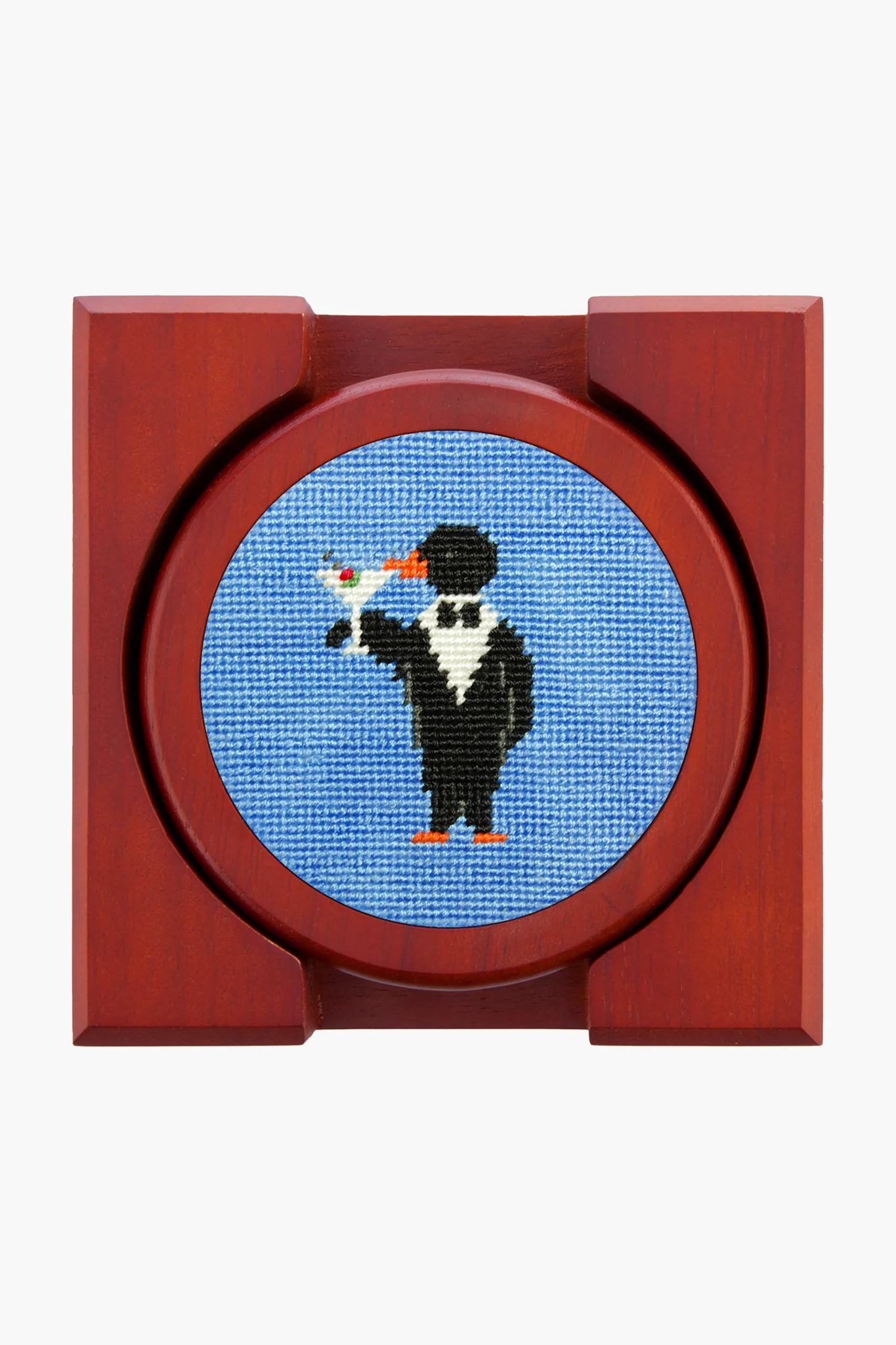 Party Animals Needlepoint Coaster Set - Image 2