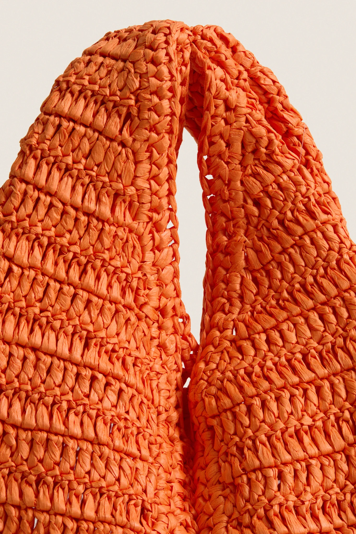 Persimmon Simone Raffia Bag - Image 4
