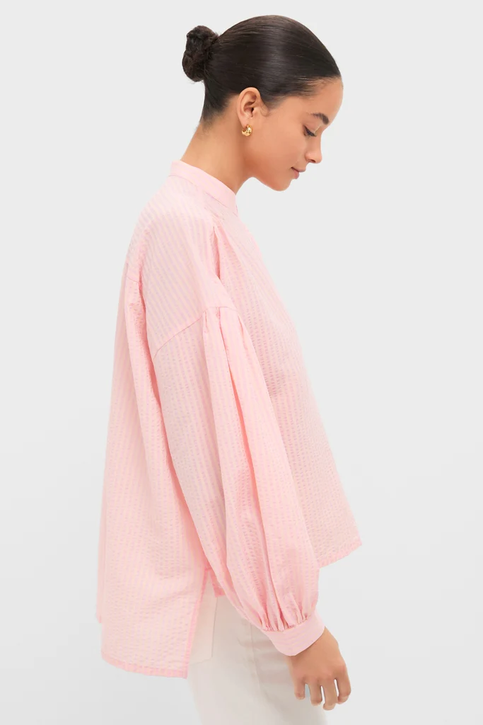 Pink Peach Juliette Button Down - Image 3