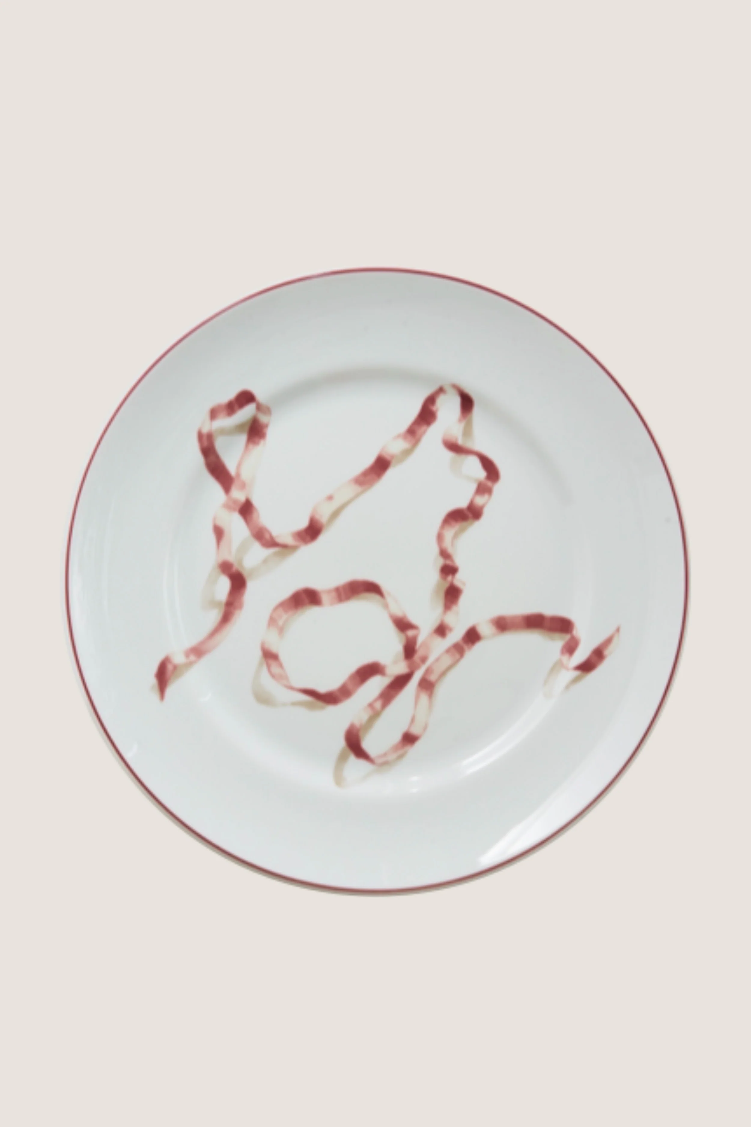 Pink Ribbon Dinner Plates (Set of 4) - Image 3