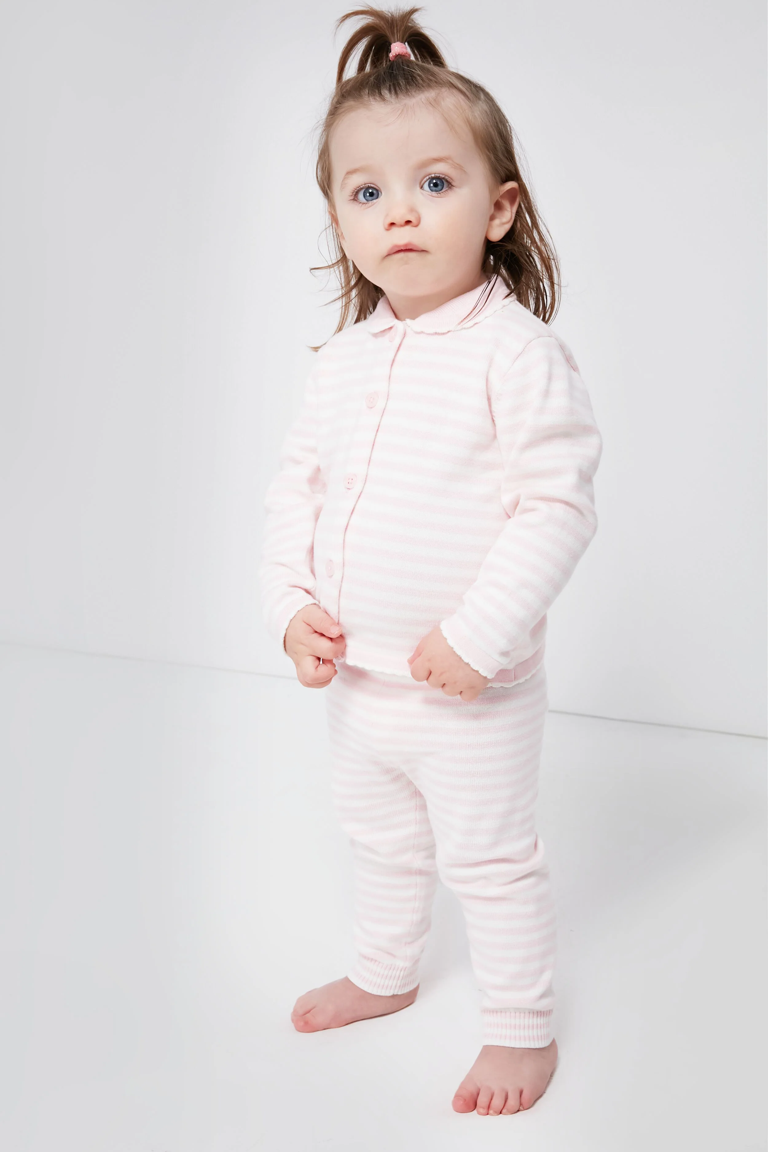 Pink Striped Knit Set - Image 2