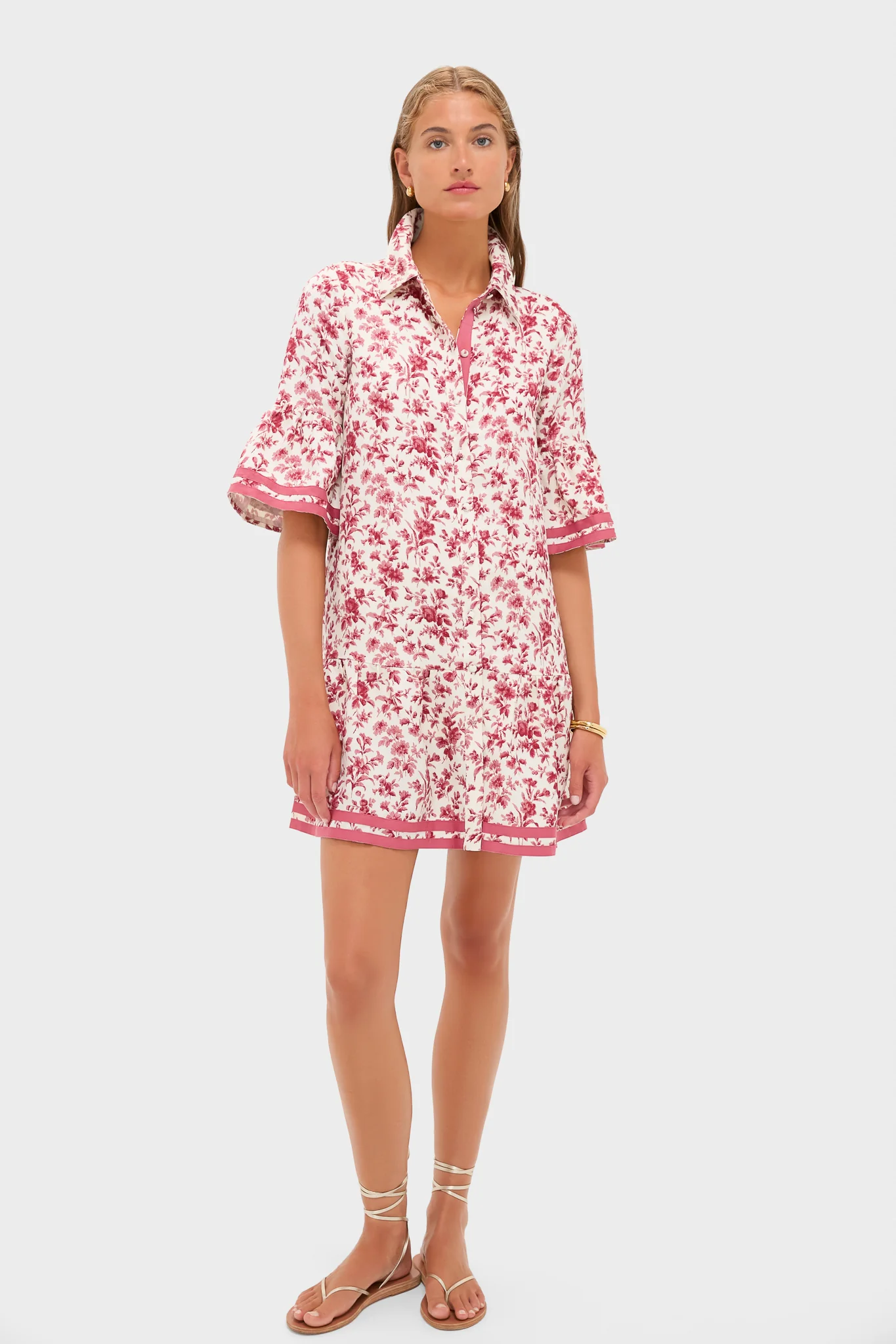 Pomegranate Bloom Rowe Dress - Image 6