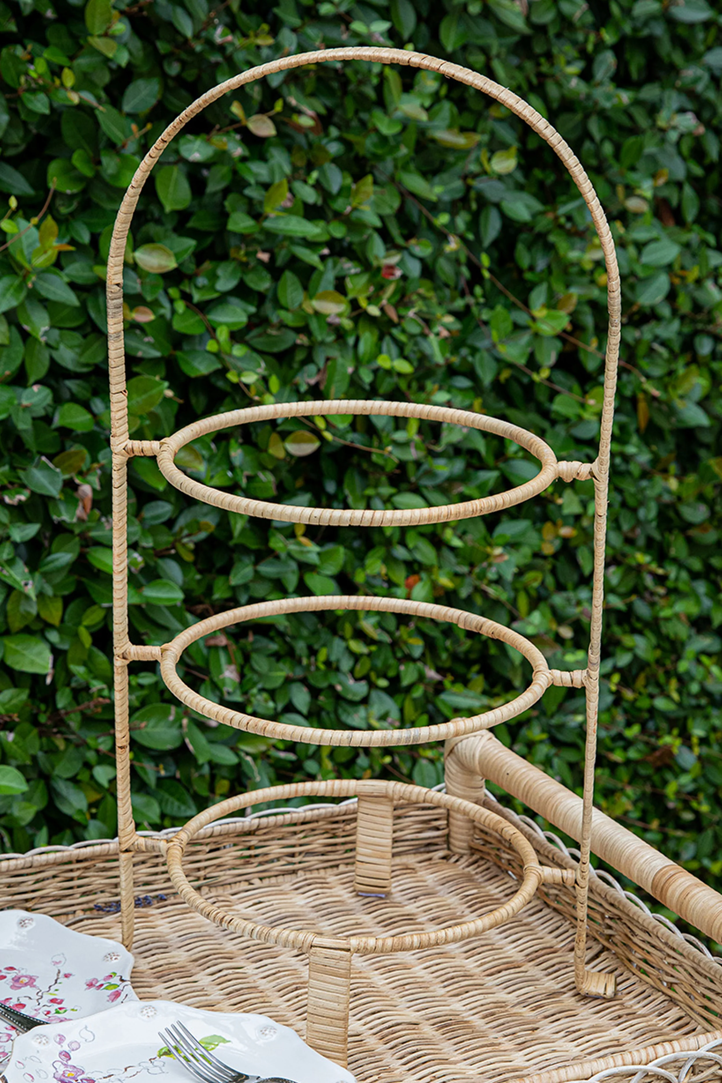 Provence Rattan Triple Tiered Server - Image 3