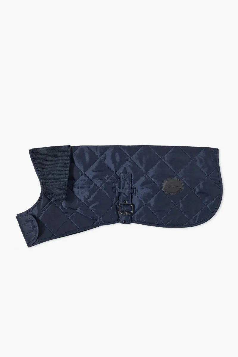 Navy Quilted Dog Coat - Image 2