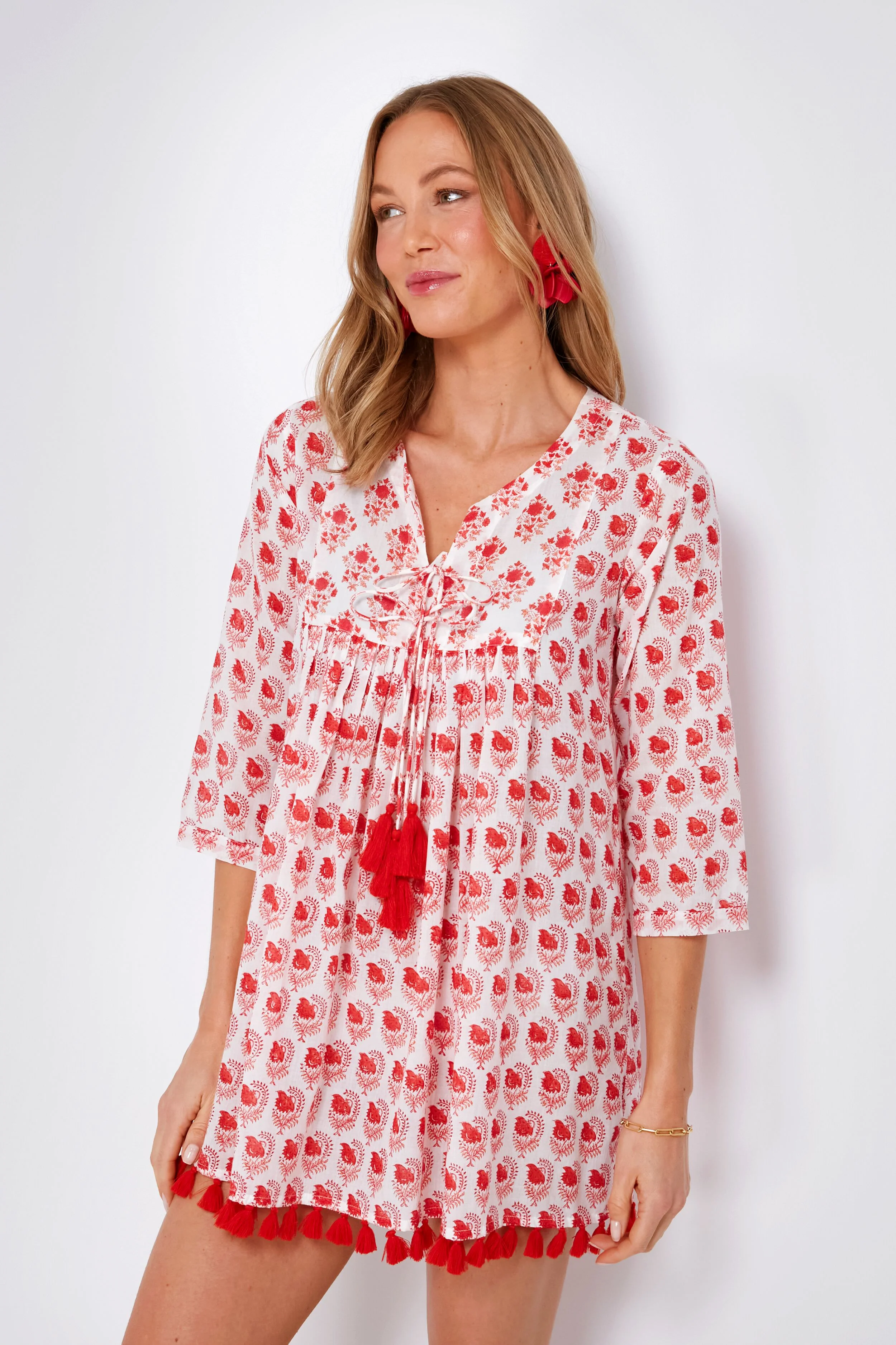 Red Caitlin Seychelles Tunic - Image 2