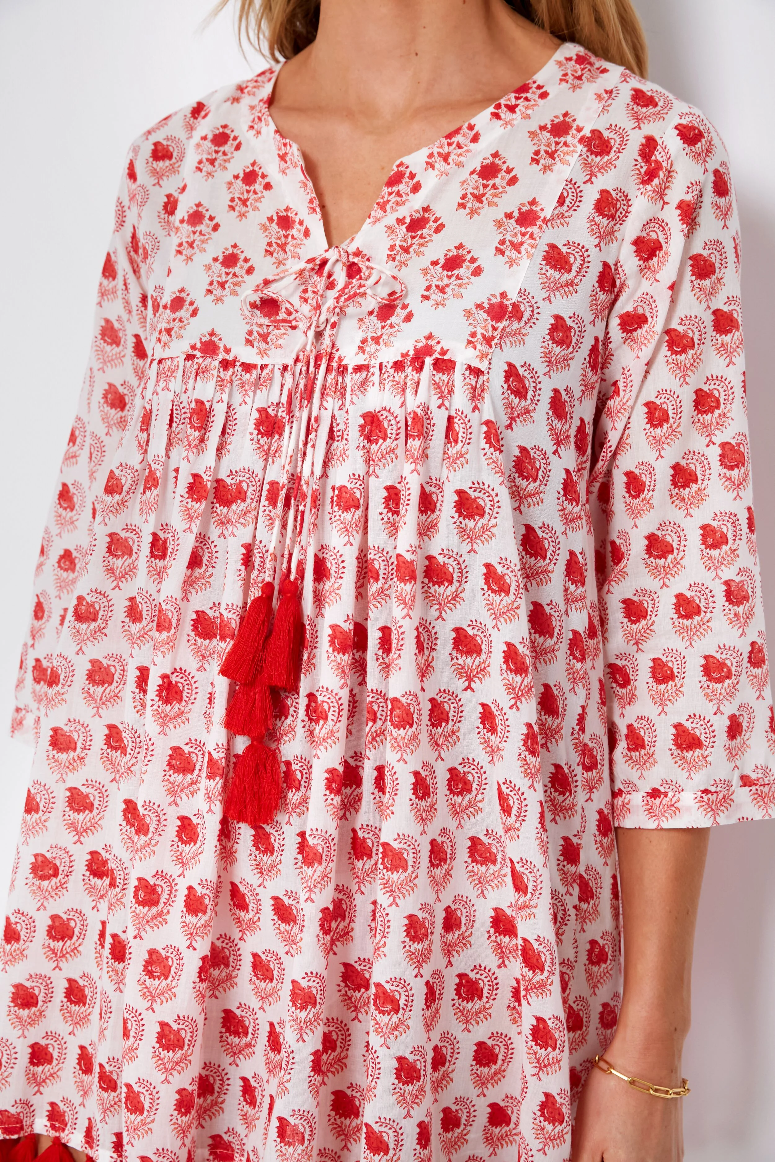 Red Caitlin Seychelles Tunic - Image 5