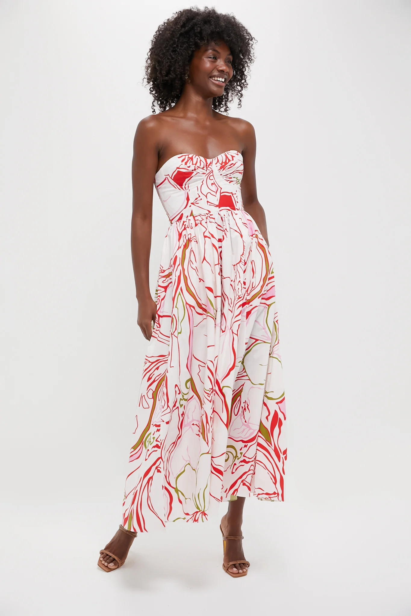 Red Johanna Dress - Image 6