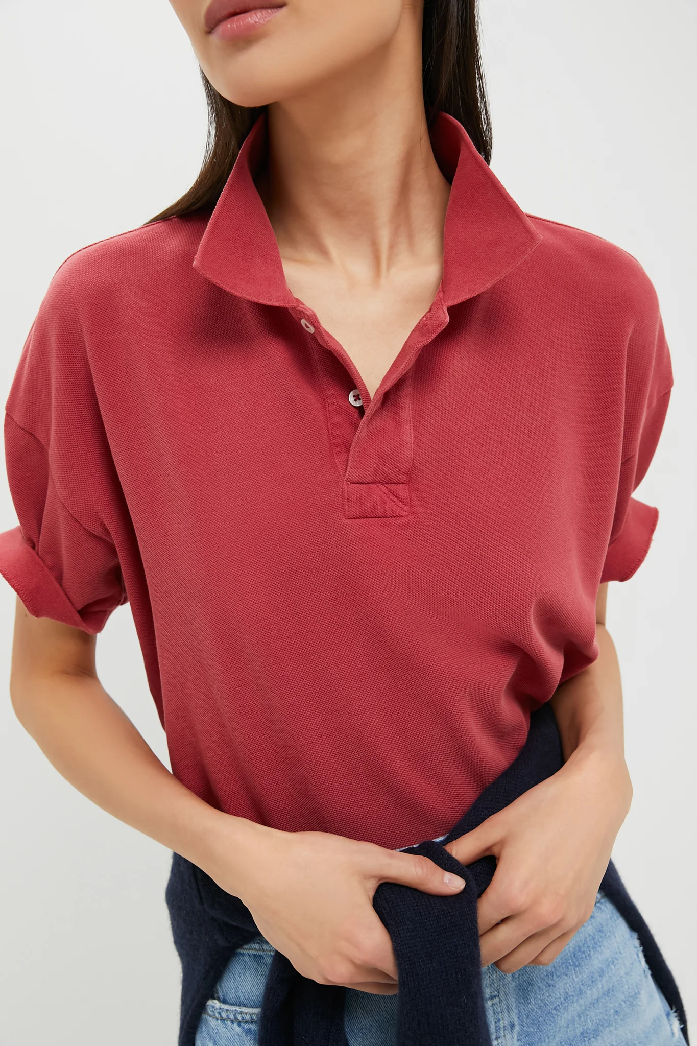 Red Pique Holmes Boyfriend Polo - Image 5