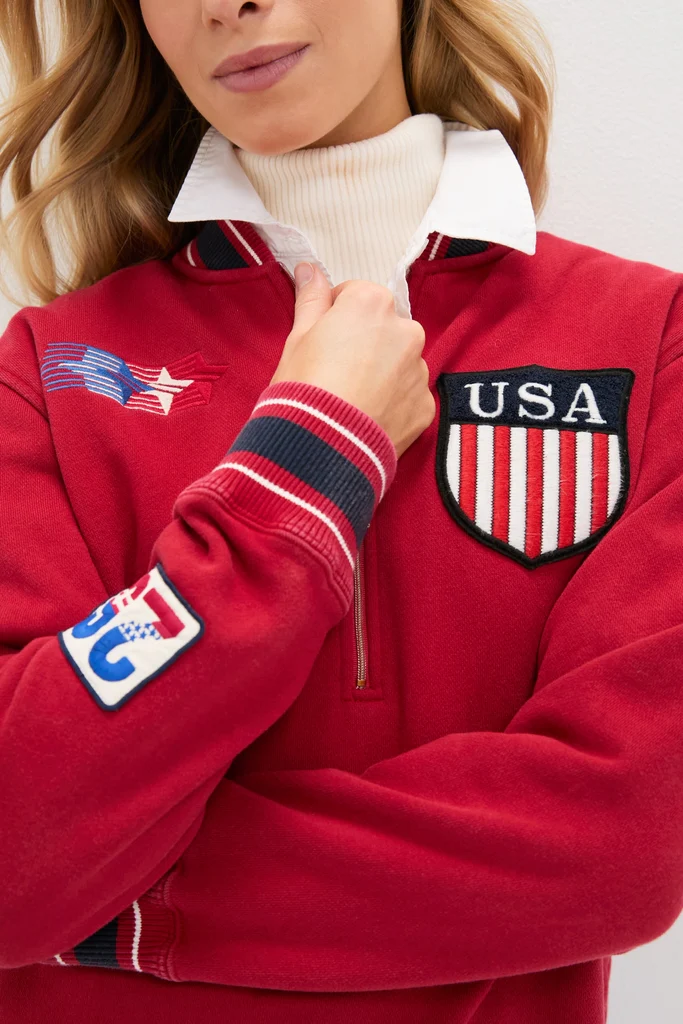 Red Shaun Quarter Zip - Image 7
