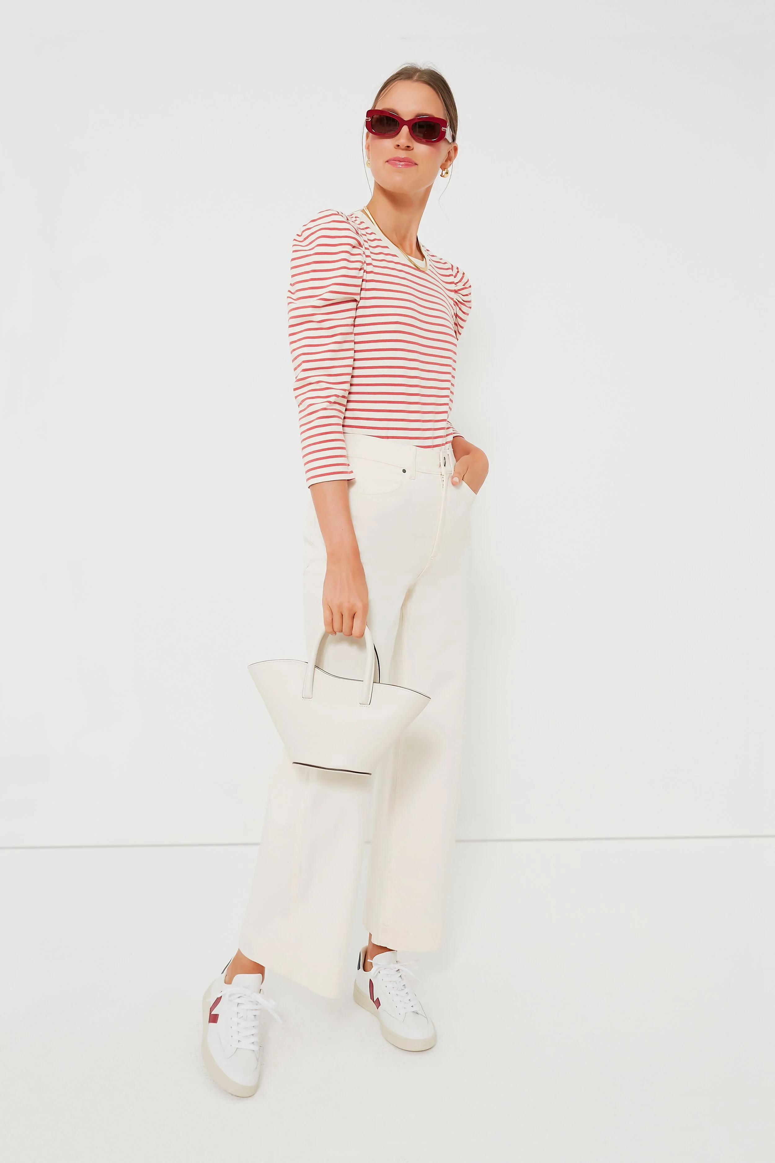 Red Striped Vesty Long Sleeve Crewneck - Image 6