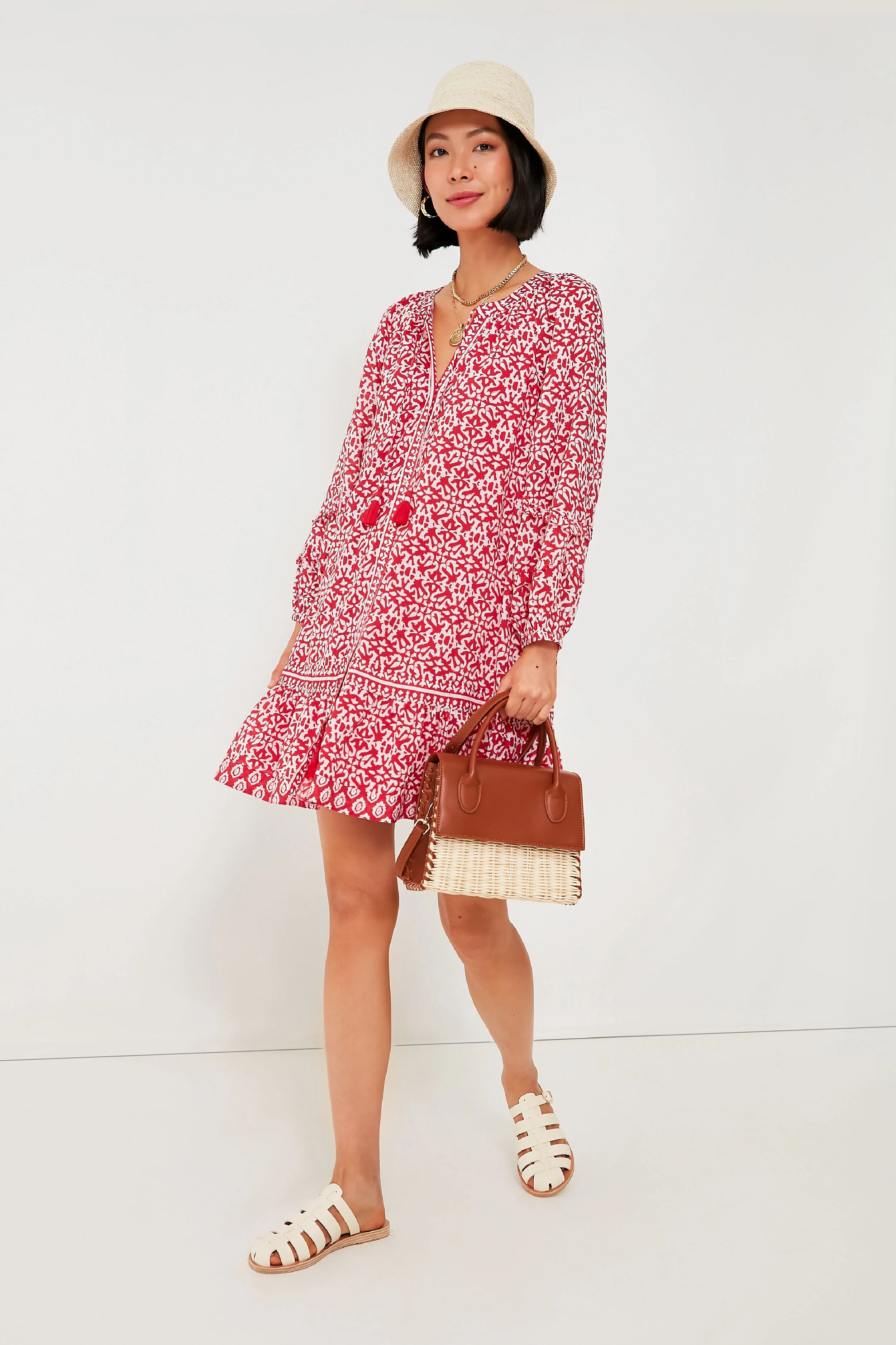 Red Tile Vineyard Dress - Image 6