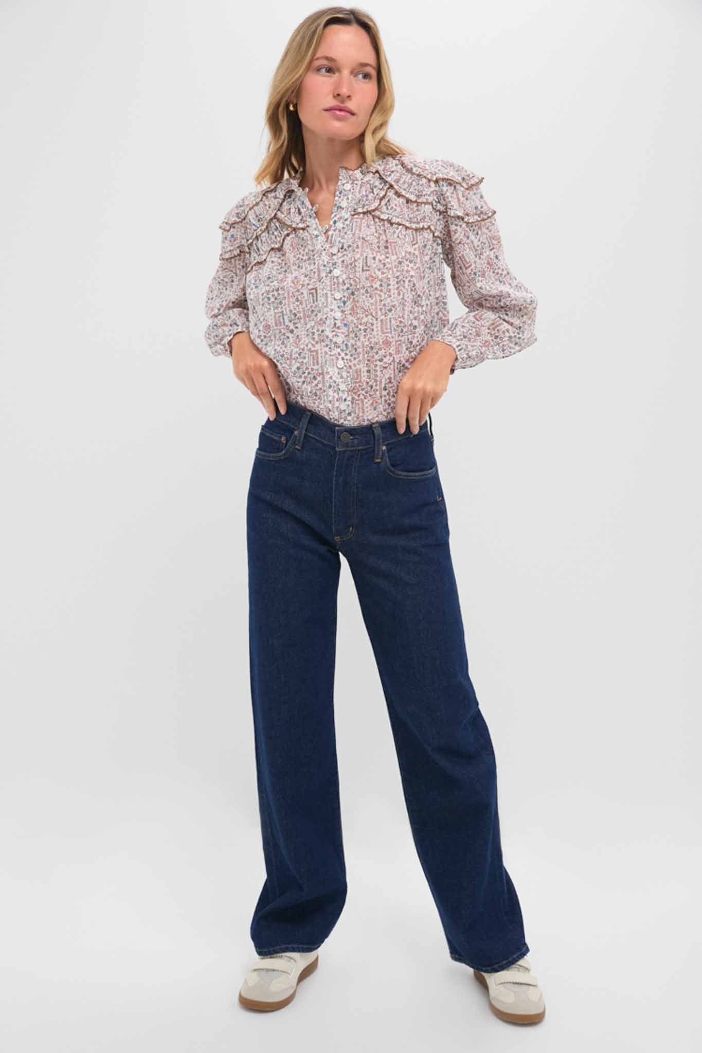 Reissue Mid Rise Relaxed Straight Harper Jean - Image 7