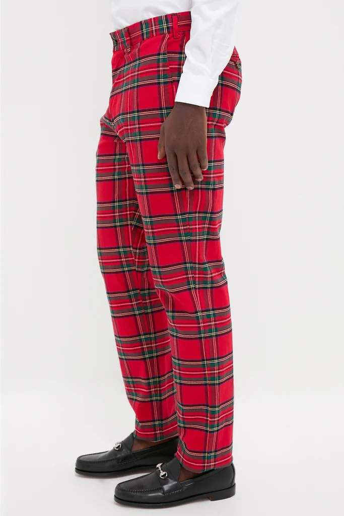 Royal Stewart Tartan Stretch Twill Harbor Pants (32" Inseam) - Image 3