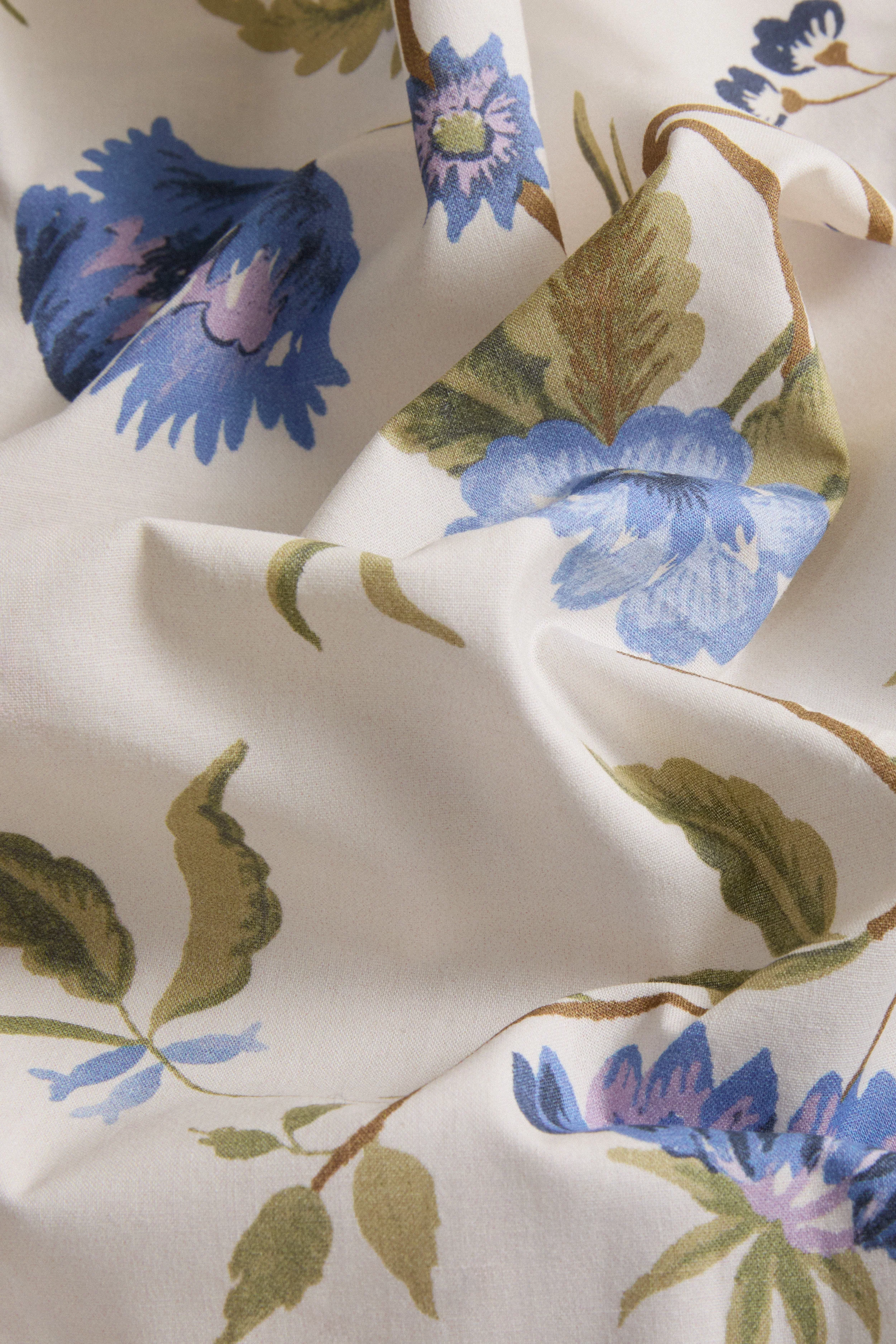 Blue and Lavender Blossom Tablecloth - Image 2