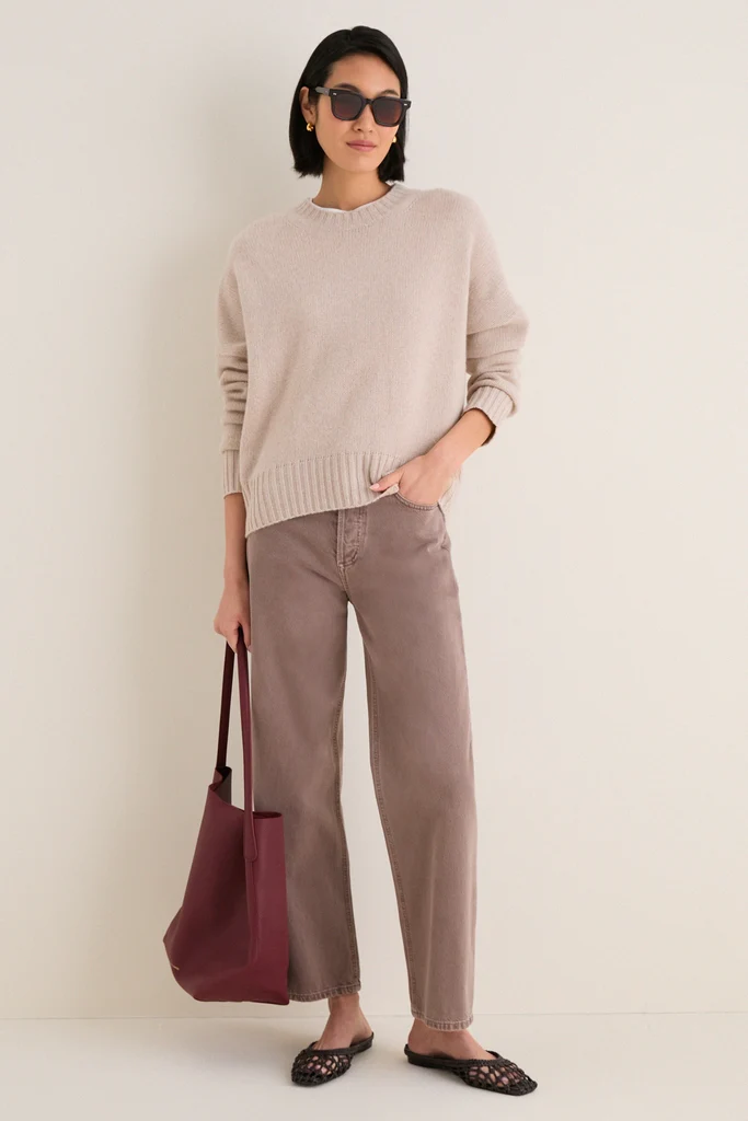 Sandstone Cashmere Henri Crewneck - Image 2