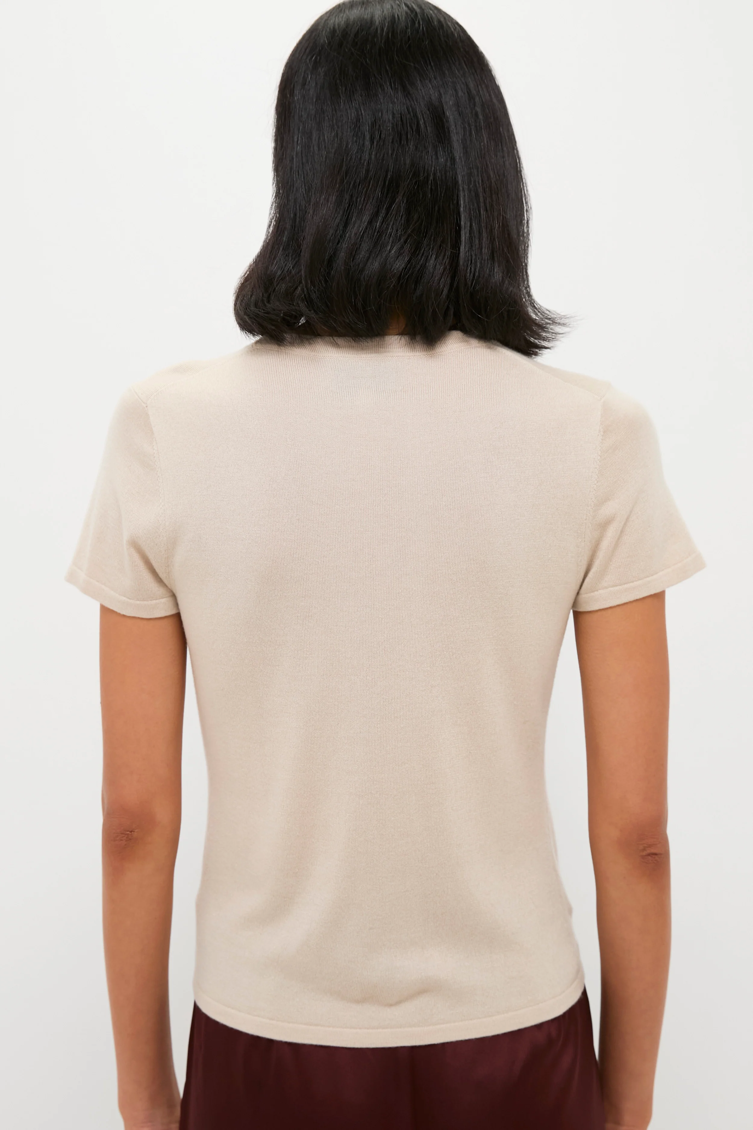 Sandstone Cashmere Silk Katie Tee - Image 4