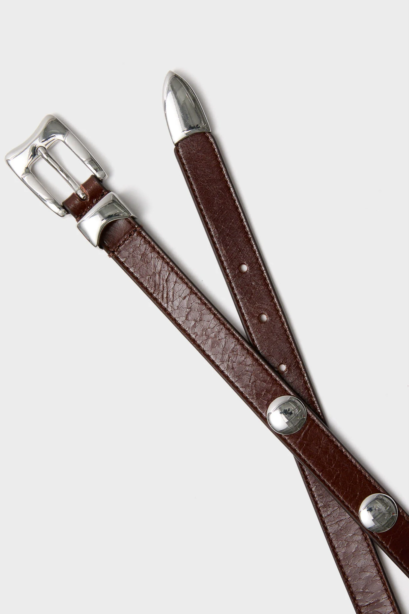 Sepia Aiden Studded Rugous Belt - Image 4