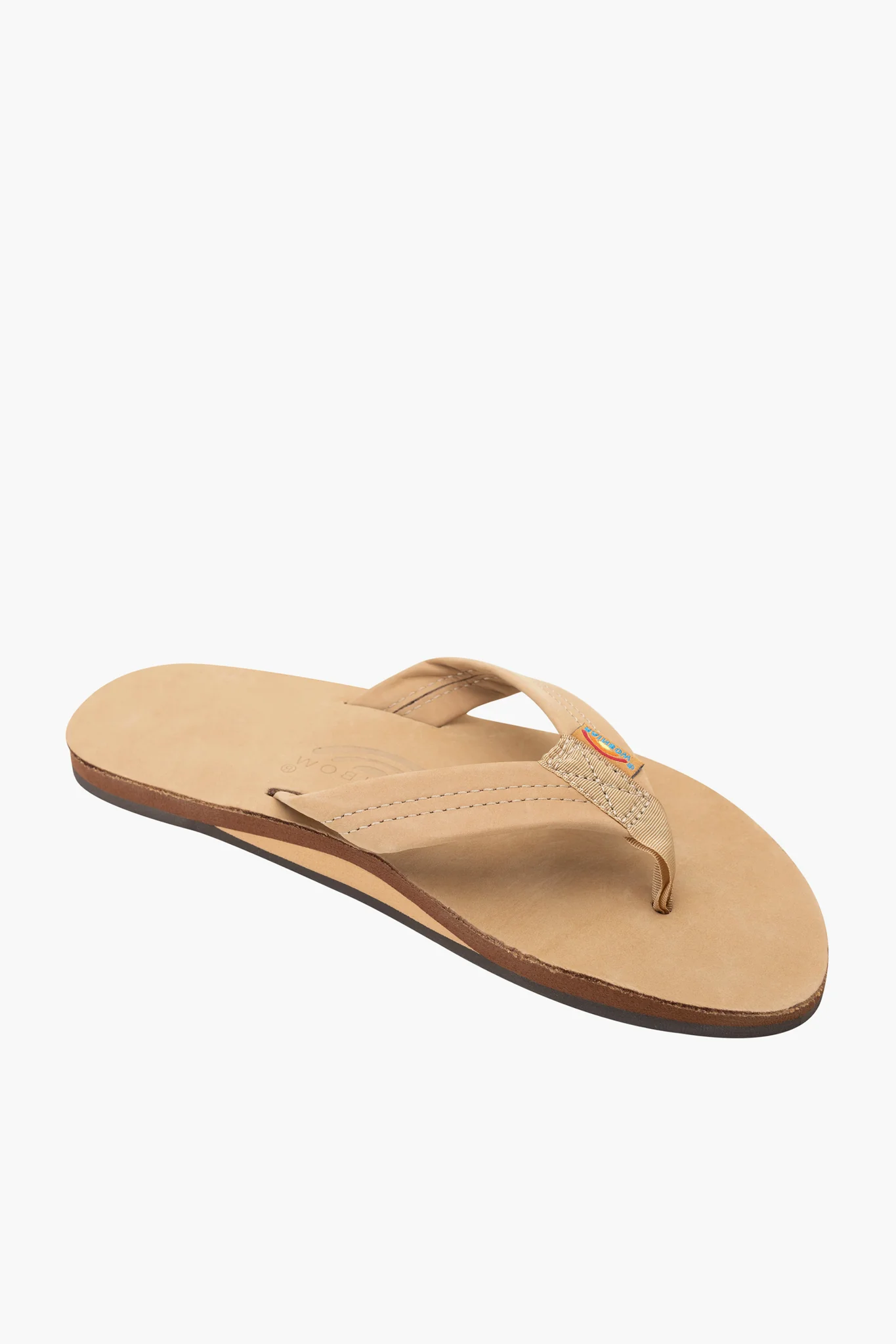Men's Sierra Brown Premium Leather Single Layer Arch Support Sandal - Image 4