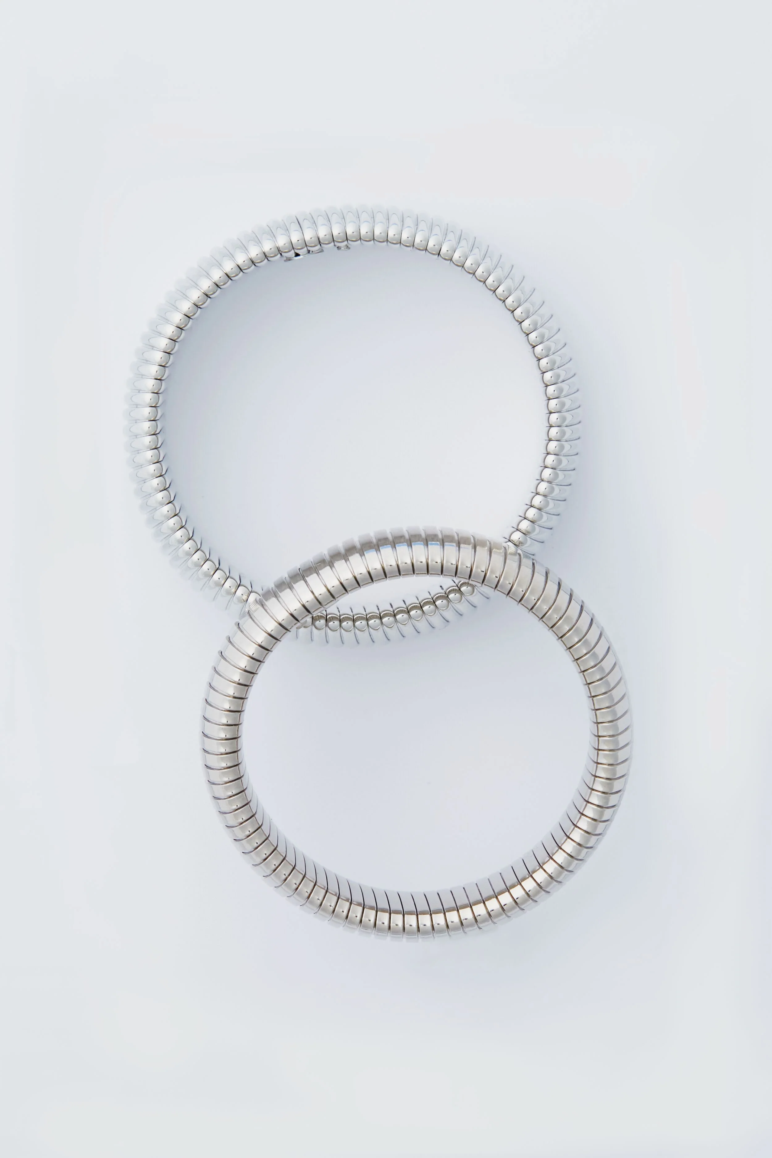 Silver Cobra Bracelet Duo Set - Image 4