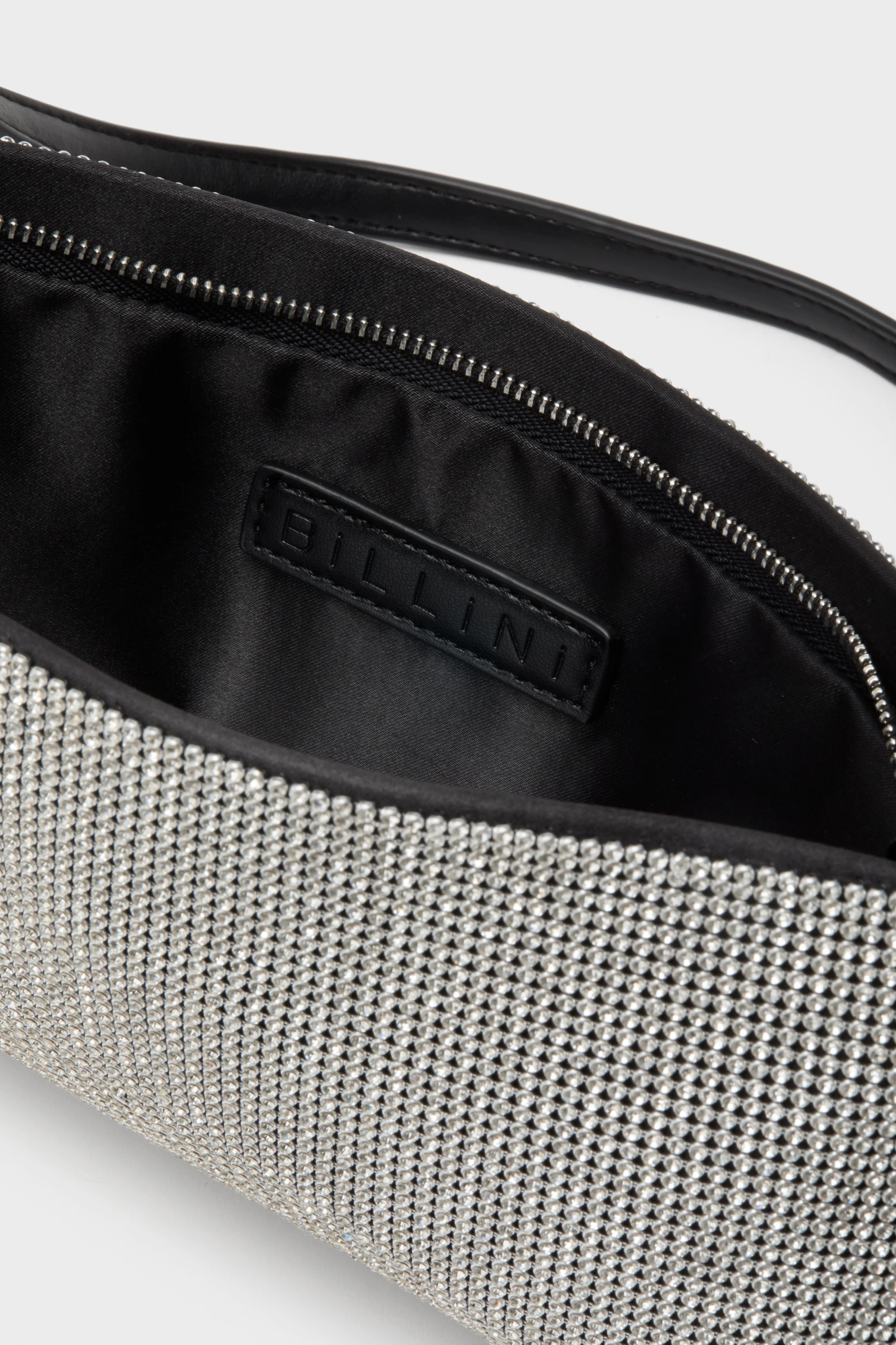 Silver Diamante Sophia Shoulder Bag - Image 5