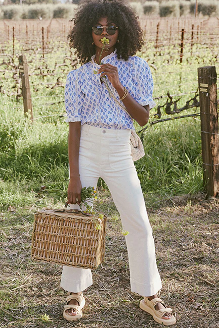 Sky Buta Vera Blouse - Image 2