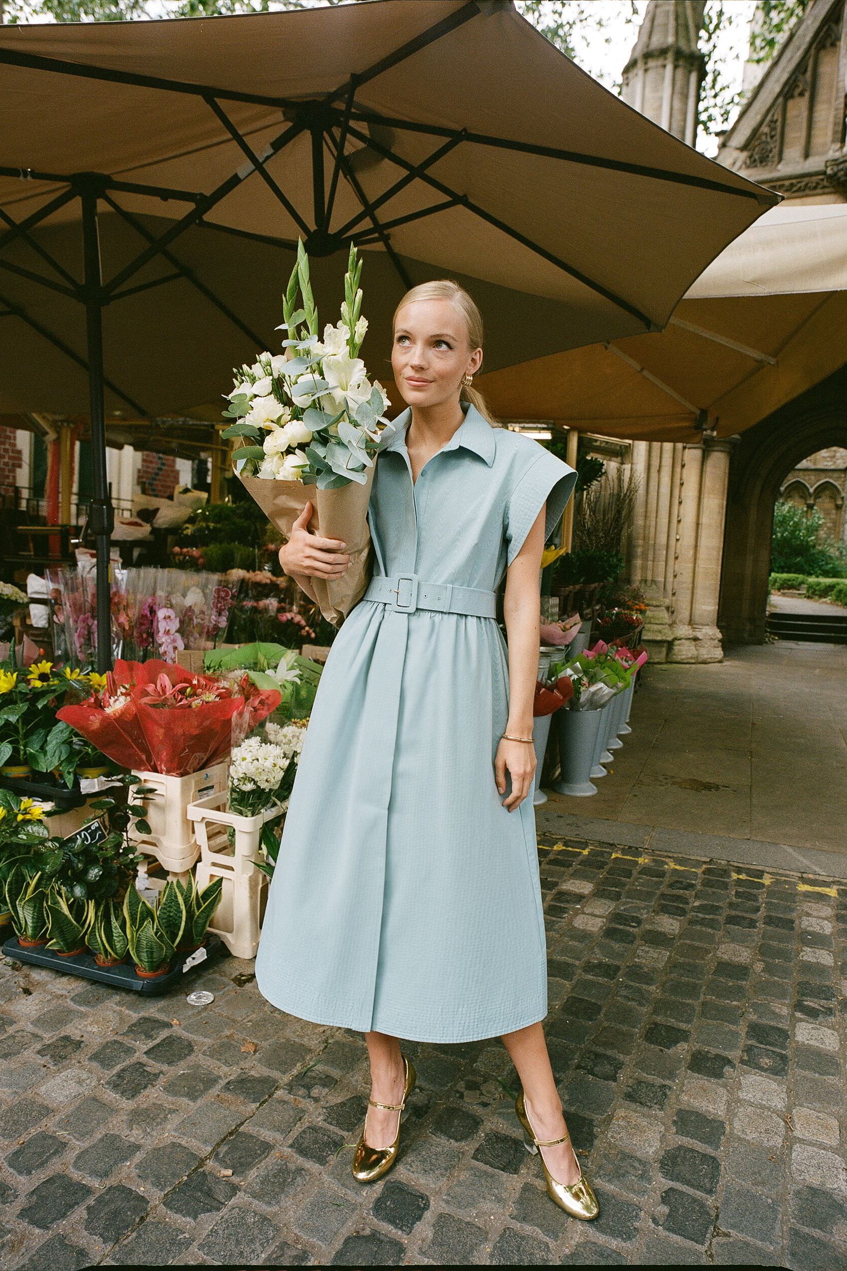 Slate Blue Chloe Dress - Image 2