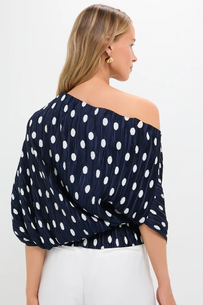 Small Dot Deep Lake Cami Top - Image 4