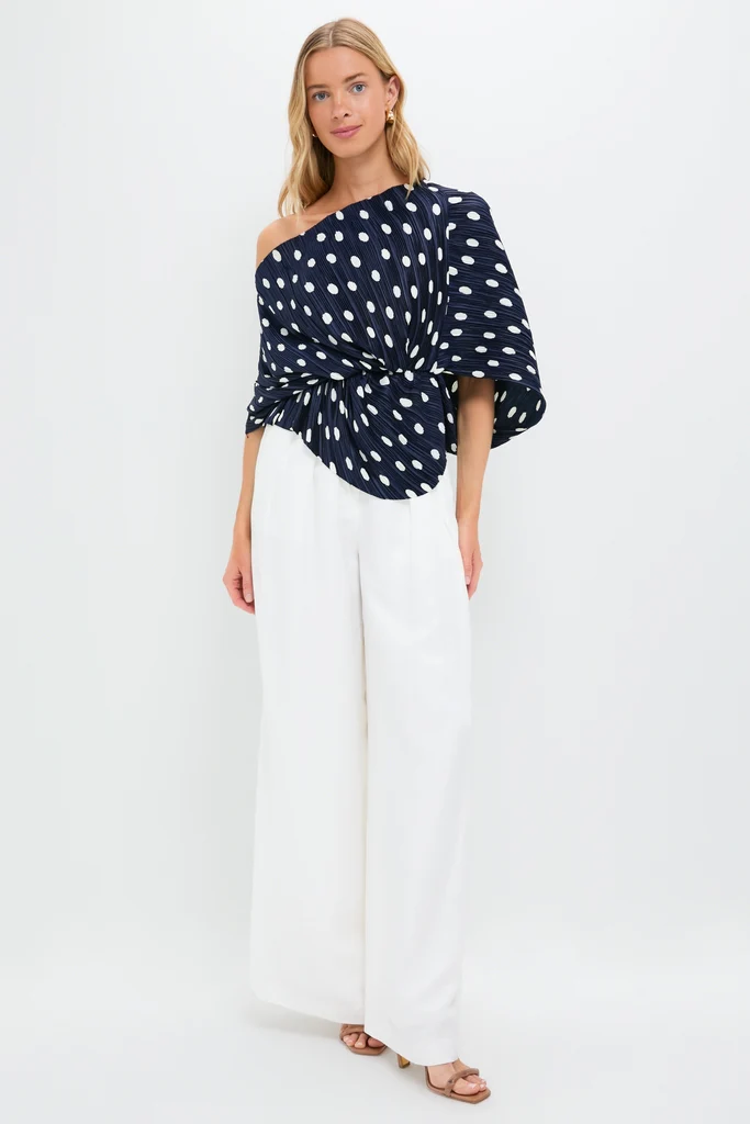 Small Dot Deep Lake Cami Top - Image 6