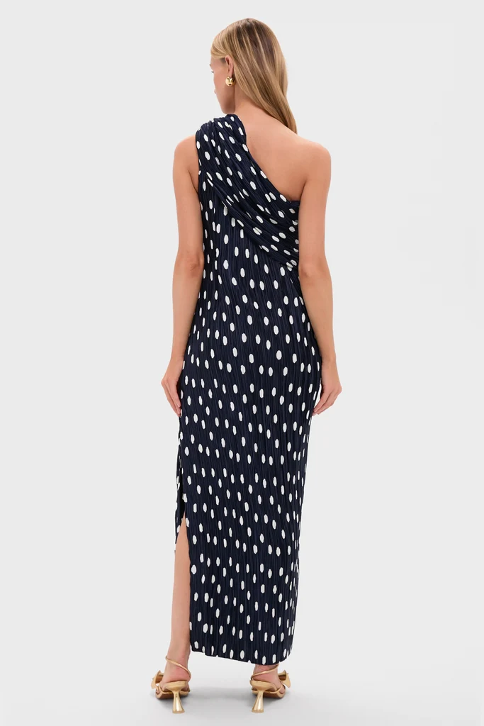 Small Dot Deep Lake Terre Dress - Image 5