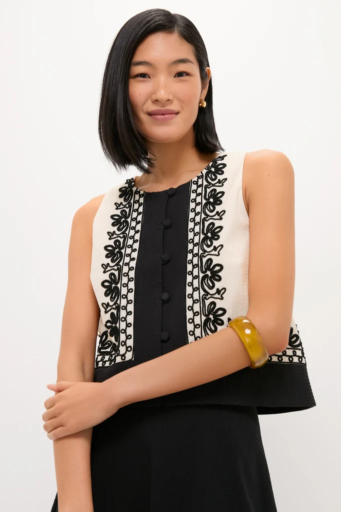 Soutache Cotton June Top