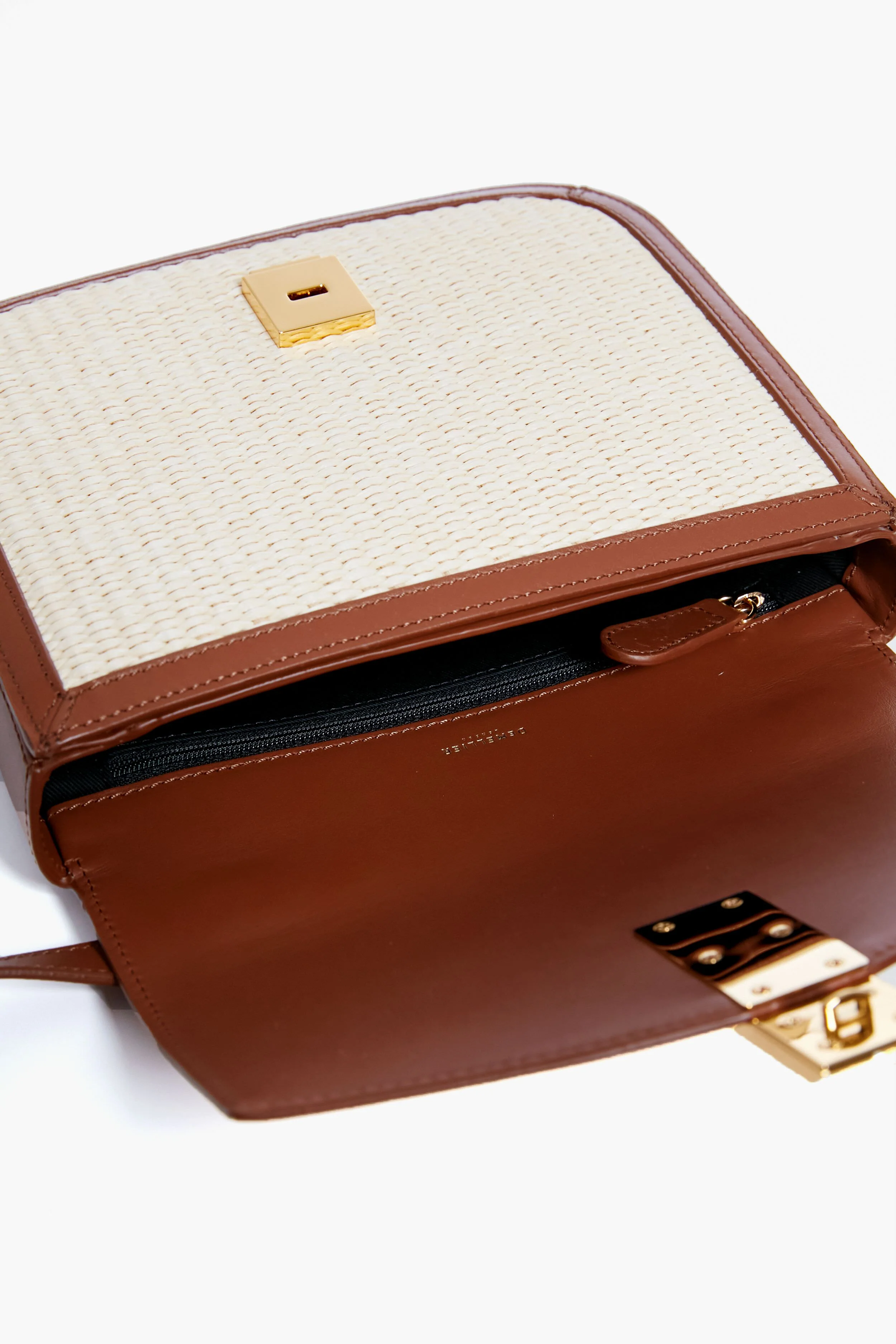 Tan Natural Raffia Vancouver Crossbody Bag - Image 5