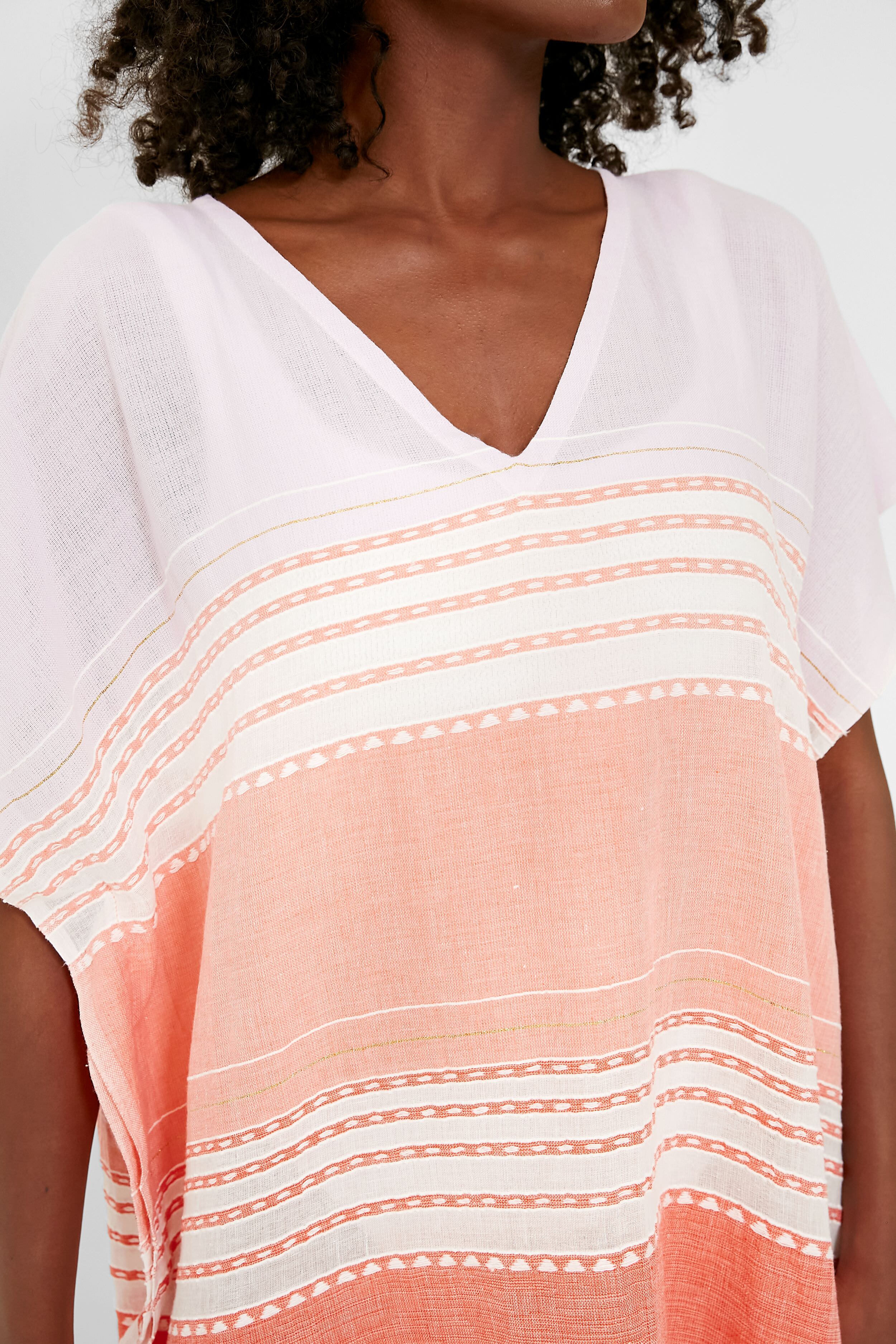 Tangerine Eshal Classic Caftan - Image 5