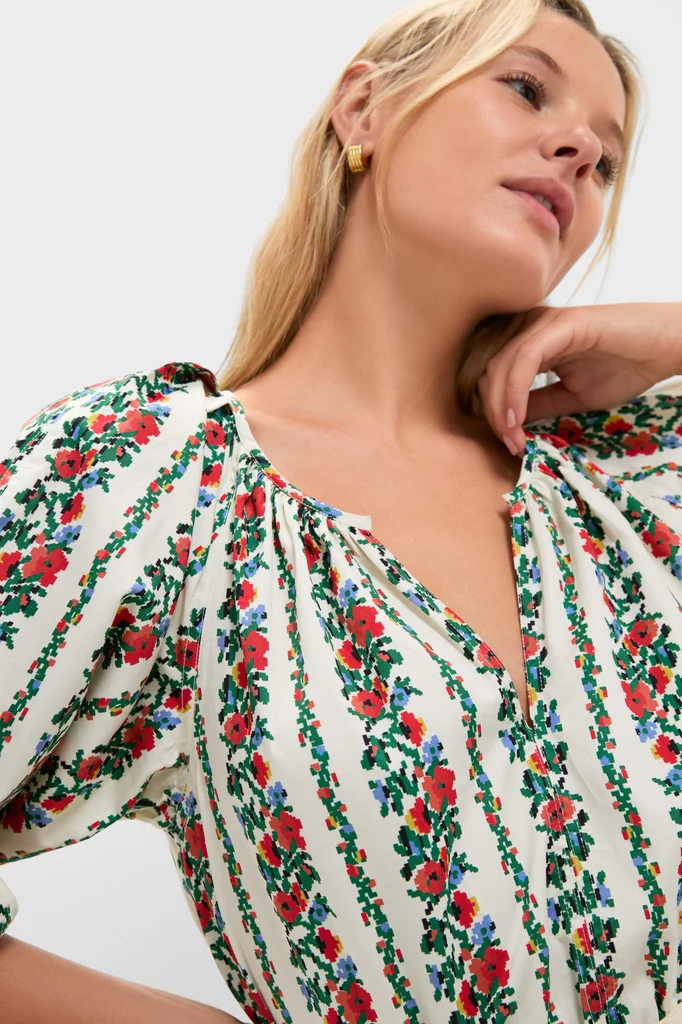 Tapestry Floral Chariot Top - Image 5