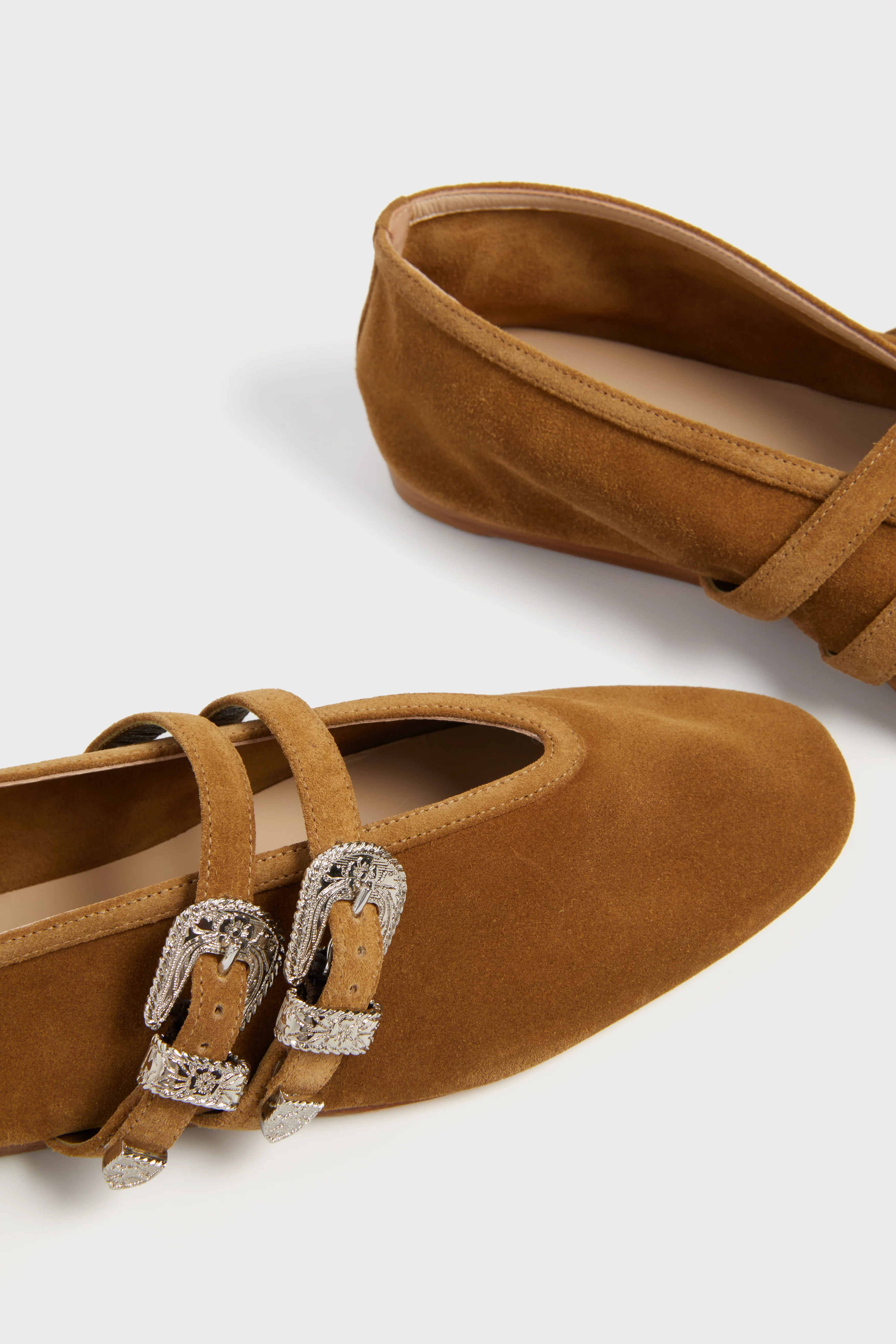 Taupe Claudia Ballet Slippers - Image 5