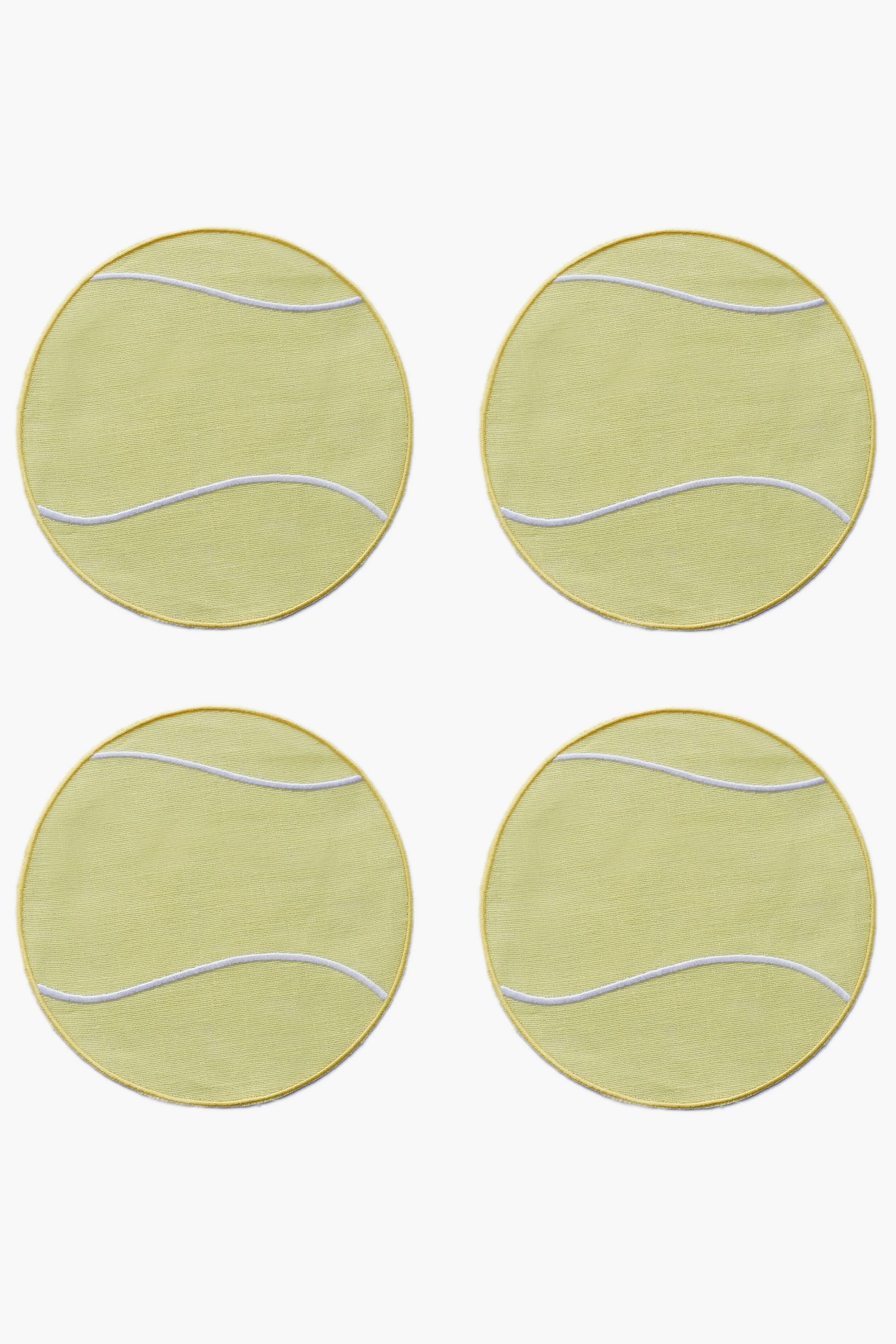 Tennis Ball Cocktail Napkins
