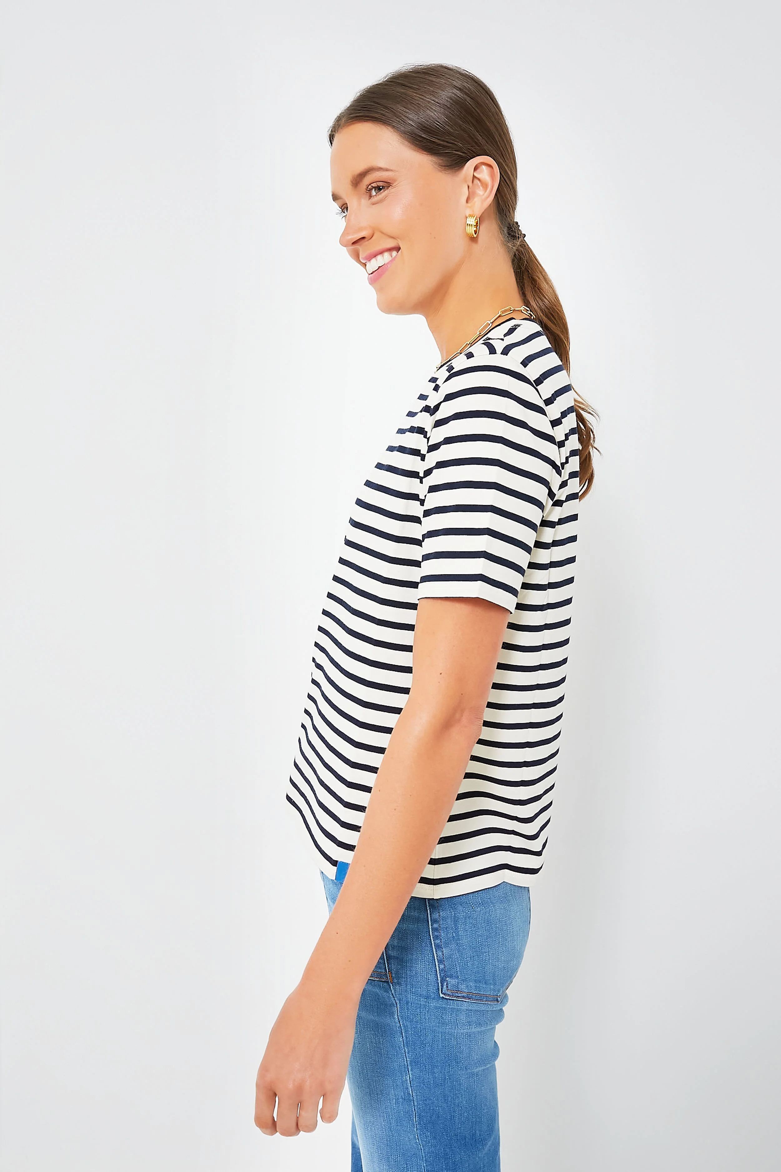 The Cream and Navy Modern - Image 3
