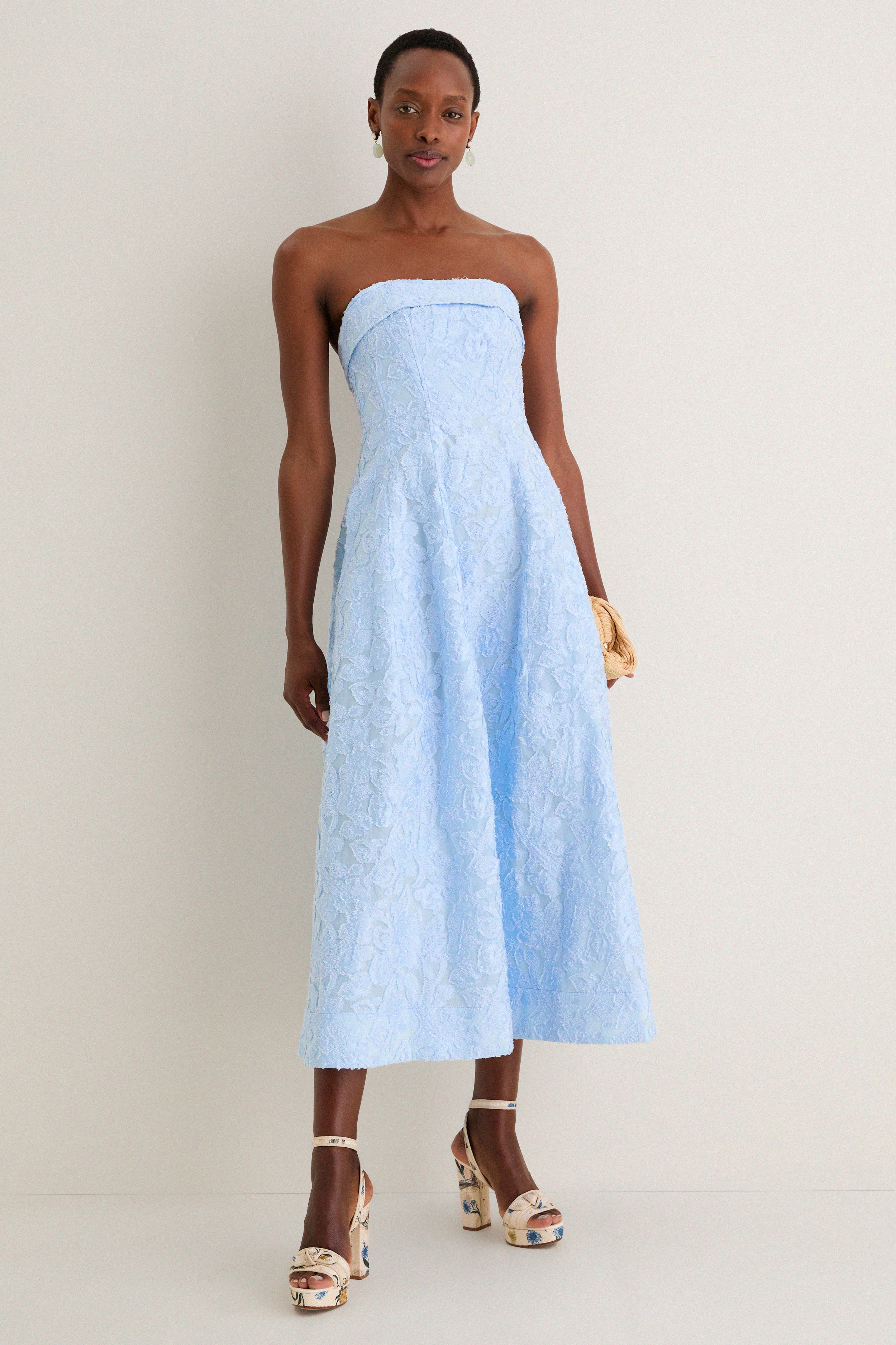 Tidepool Valeria Jacquard Midi Dress - Image 5