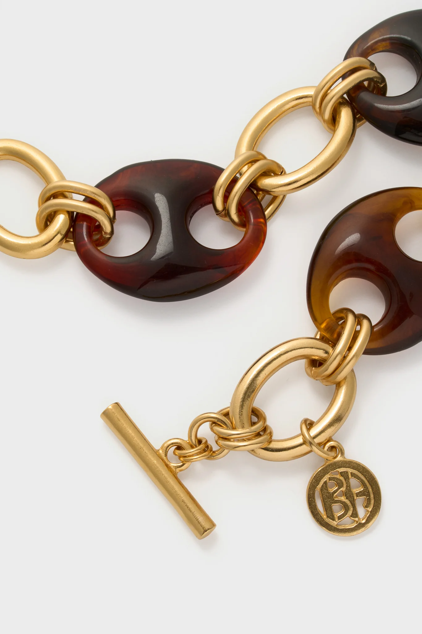 Tortoise and Gold Chain Bracelet - Image 4