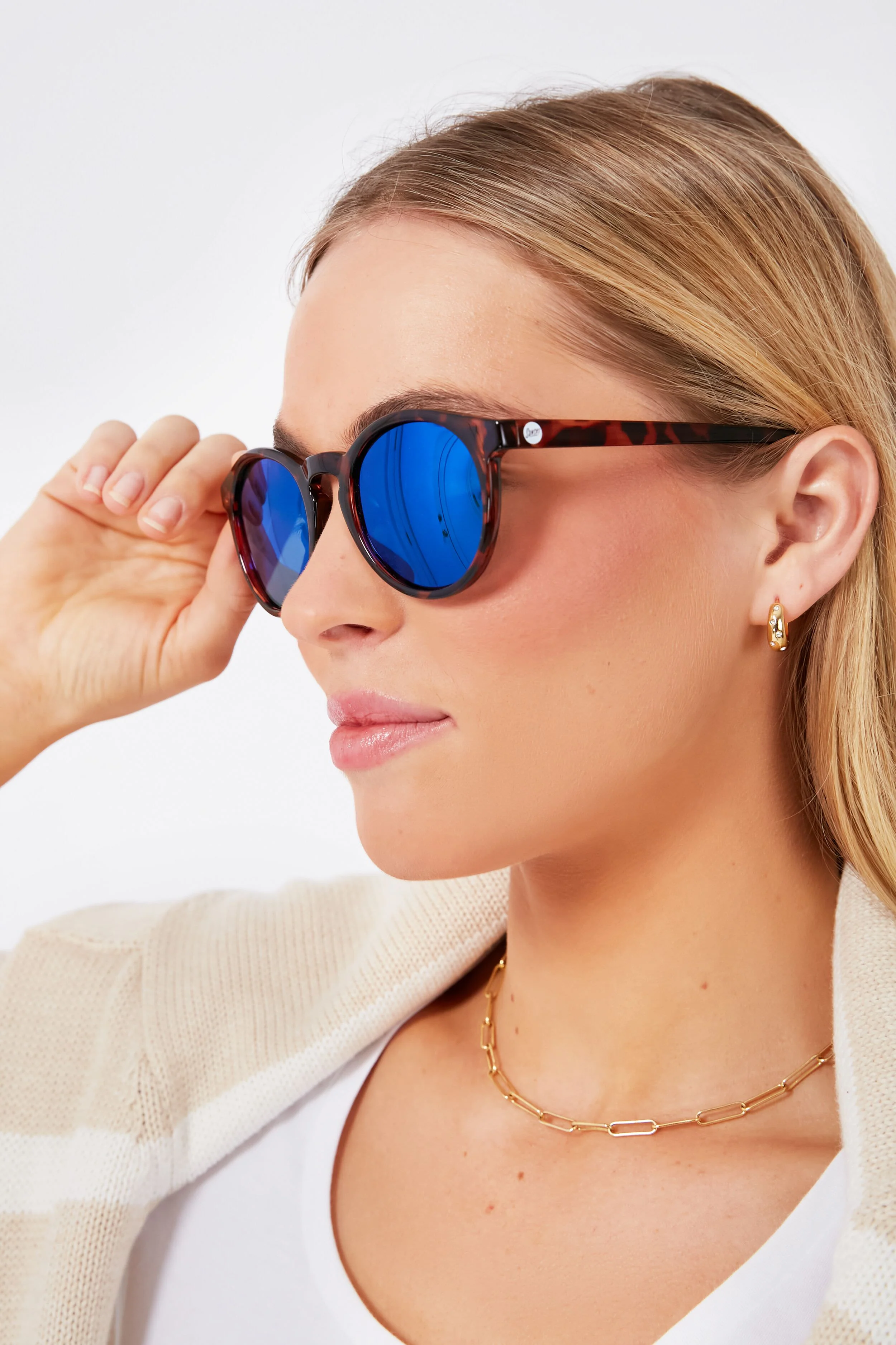 Tortoise Aqua Dipseas Sunglasses - Image 2