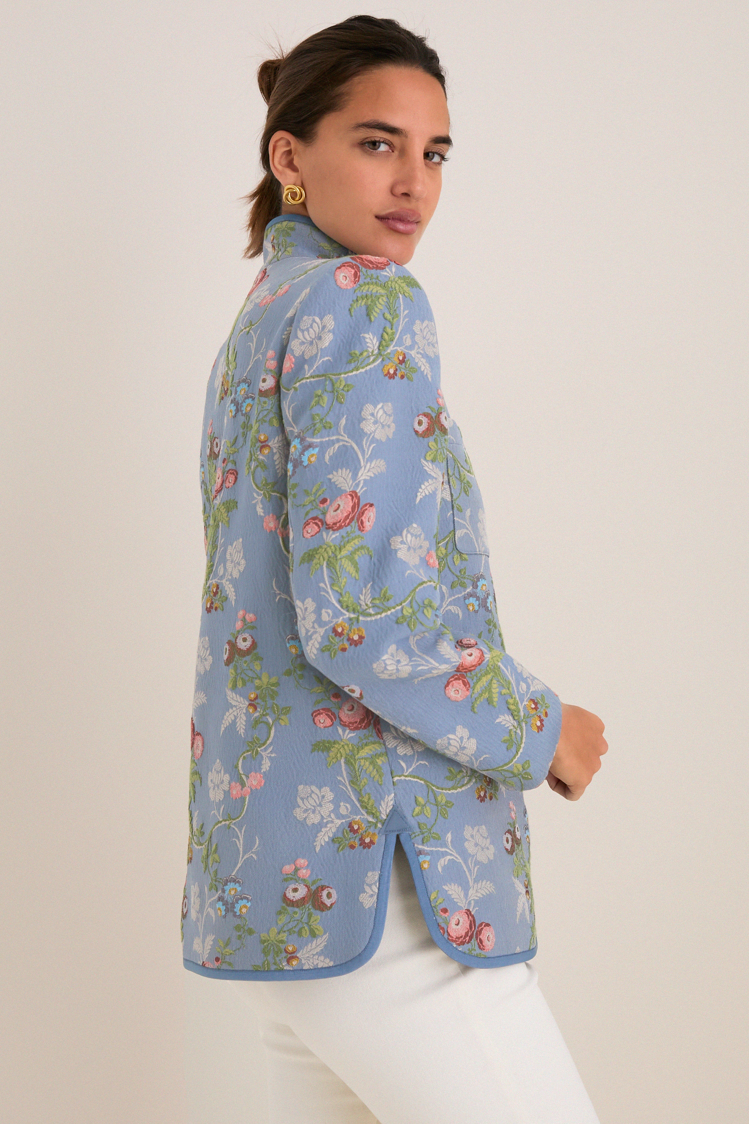 Trellis Bloom Jacquard Harrison Jacket - Image 3