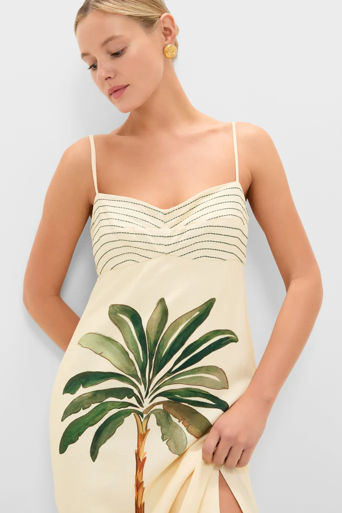 Tropical Print Maxi Dress - Image 6