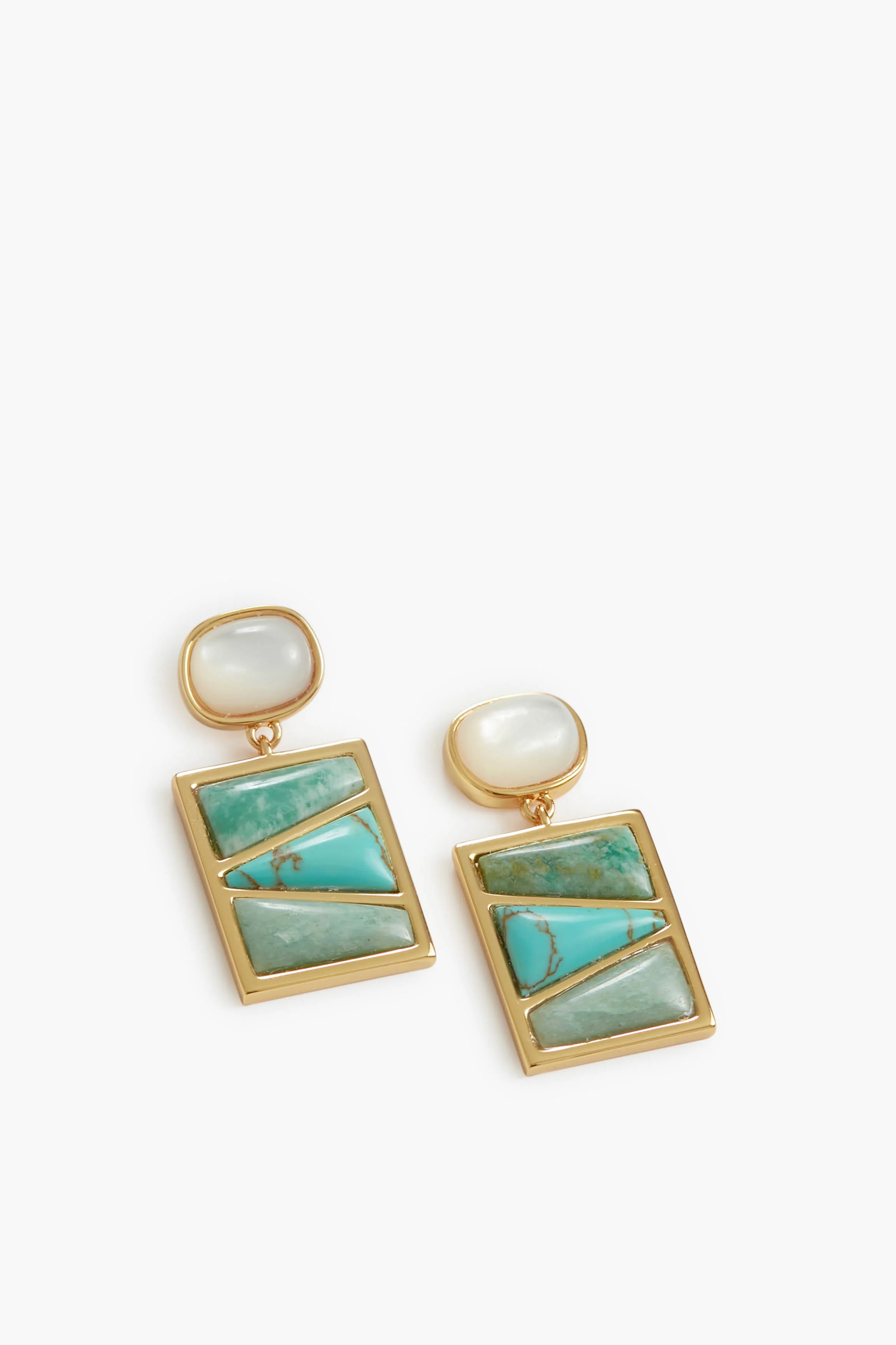 Turquoise Sky City Earrings