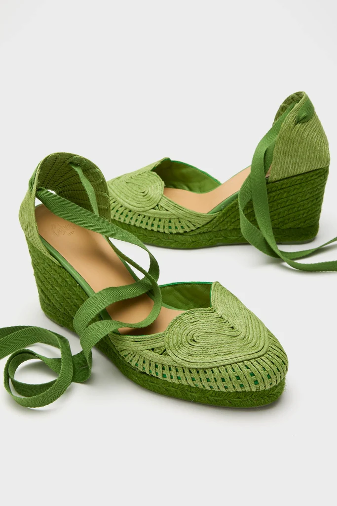 Verde Cacia Wedge Espadrilles - Image 5