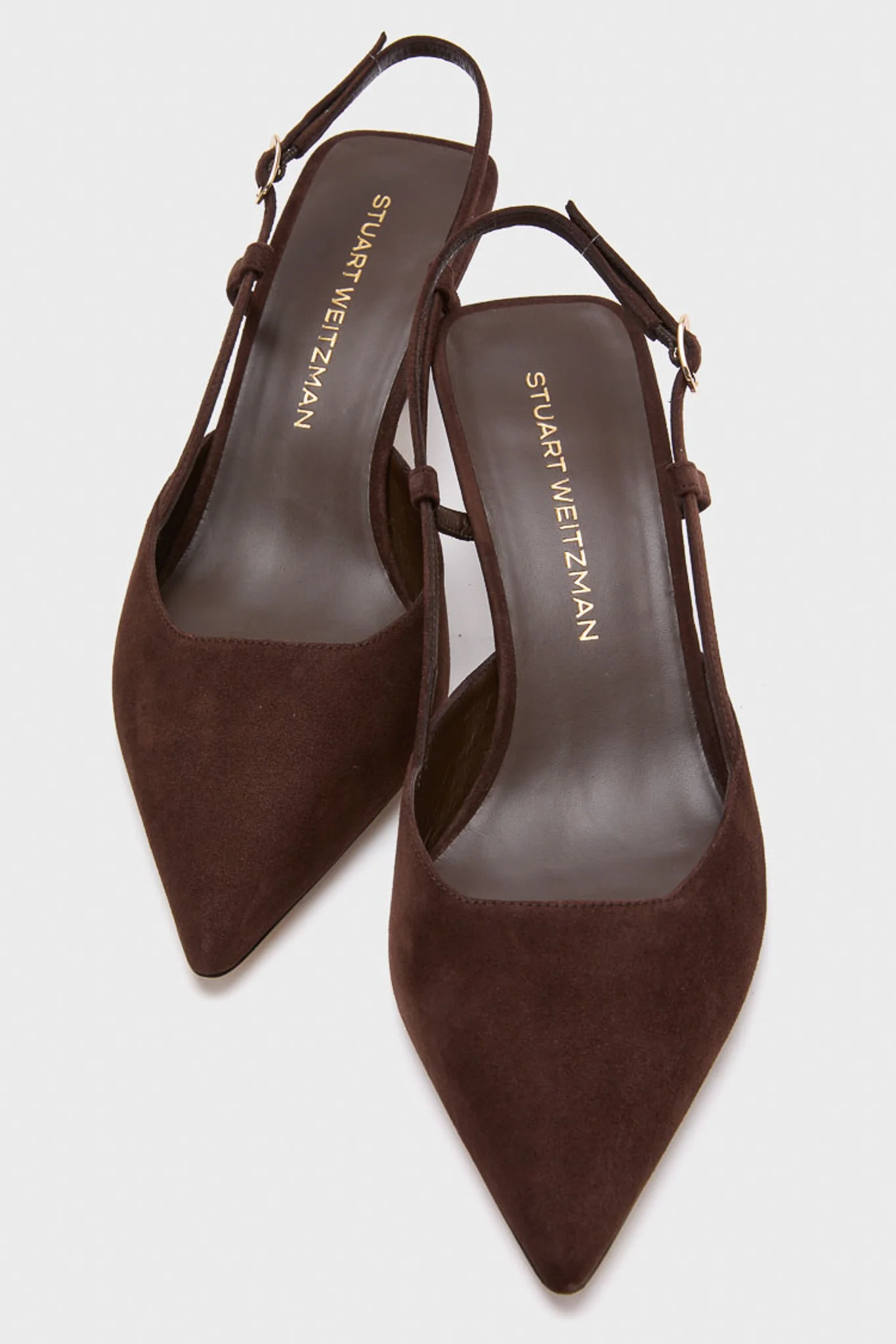 Walnut Patent 50 Vinnie Slingback Heels - Image 5