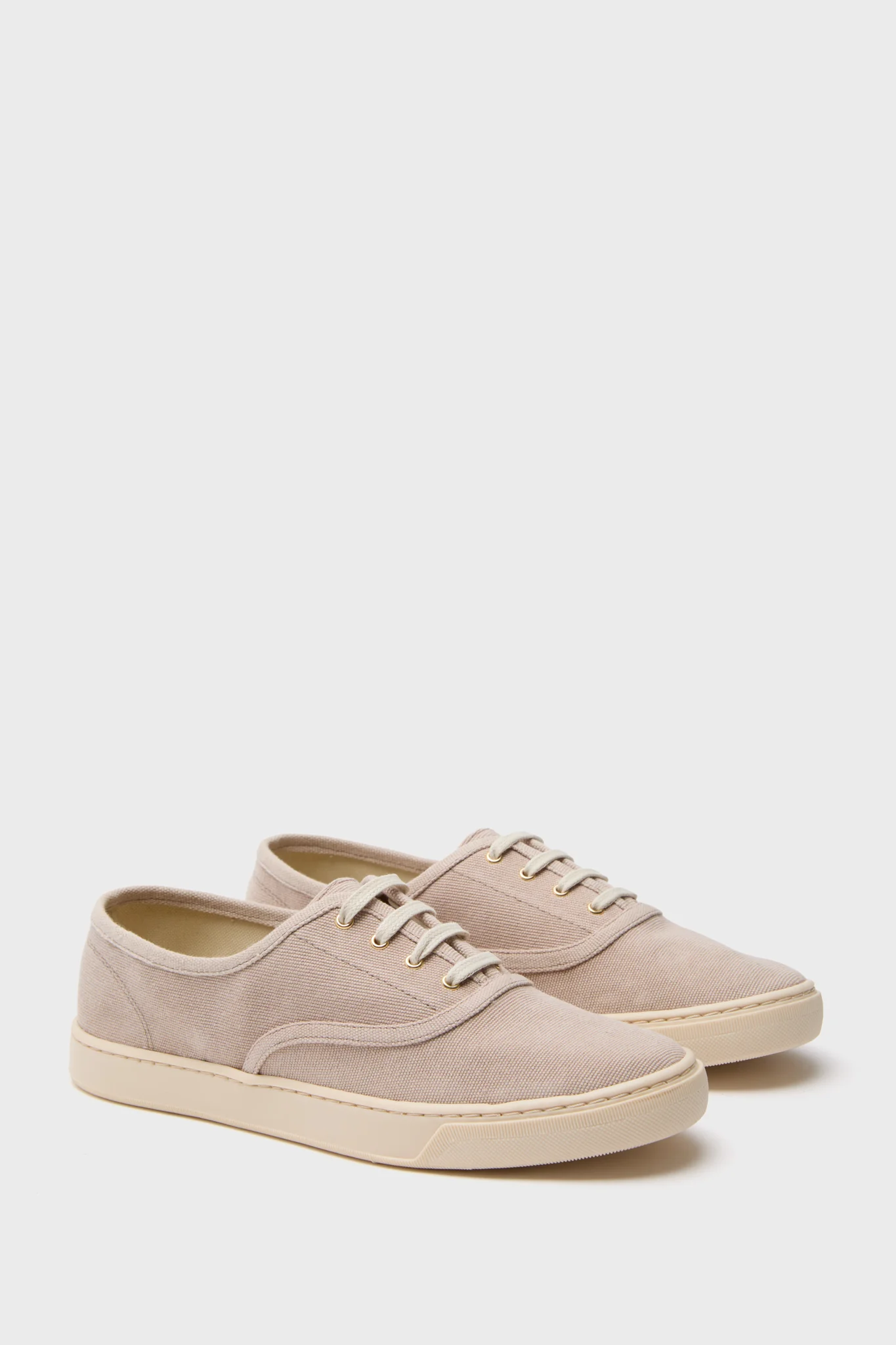Wheat Canvas Bea Sneakers - Image 10