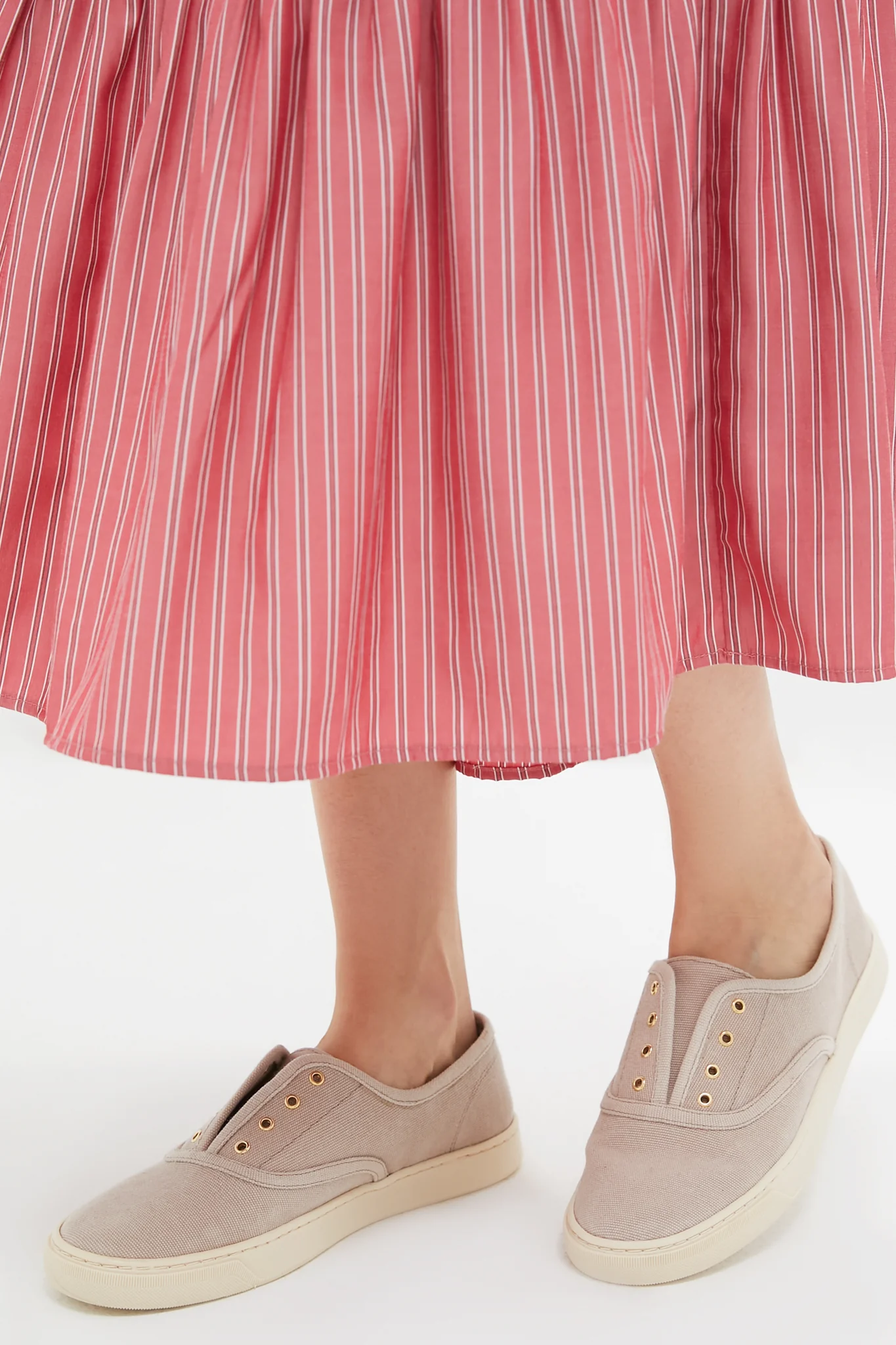 Wheat Canvas Bea Sneakers - Image 4