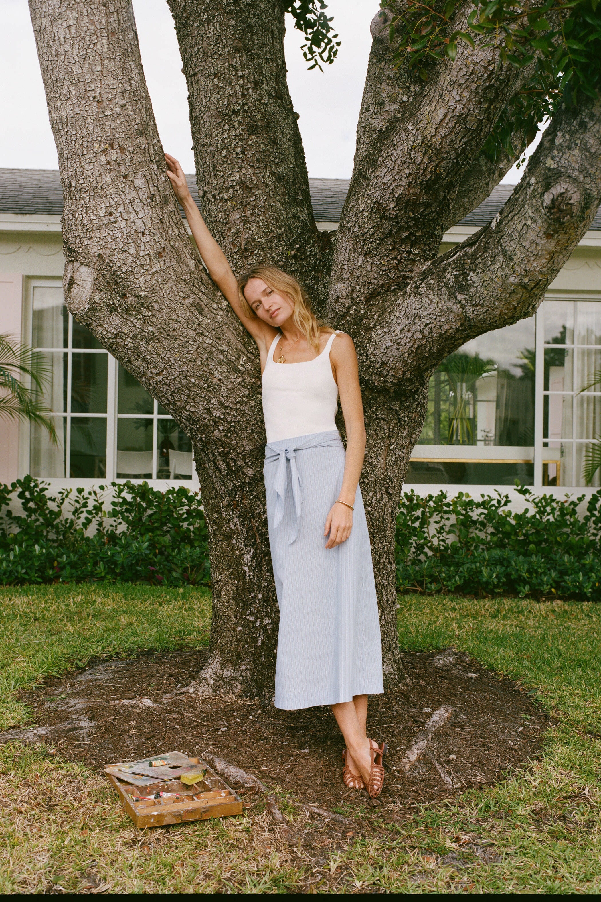 White Alba Compression Tank - Image 7